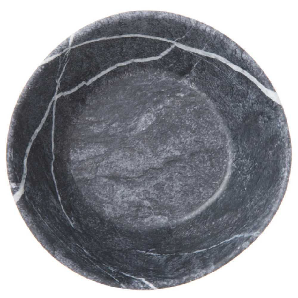 Carlisle 5311072 4-1/2 Inch Bullion Bowl 8 Oz. Freeform Melamine Gray Matte Carlisle 5311072 4-1/2 Inch Bullion Bowl 8 Oz. Freeform Melamine Gray Matte