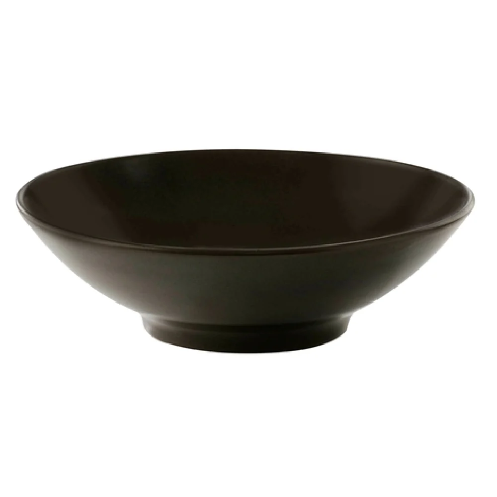 GET Enterprises PA1942923124 Bowl 12-4/5 Oz Dark Brown Porcelain 6-1/4 Inch