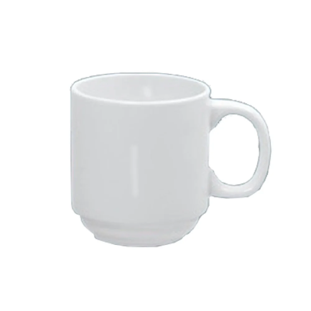 Yanco AC-10-P 10 Oz Mug Porcelain Round Dishwasher Oven Microwave Safe 36 Packs