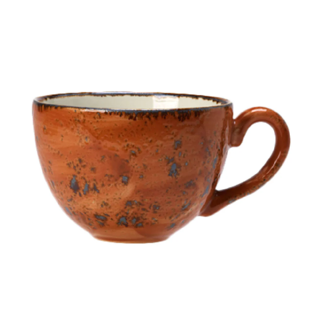 Steelite 11330150 16 Oz Low Cup 5.875 Inch Diameter Terracotta Alumina Vitrified