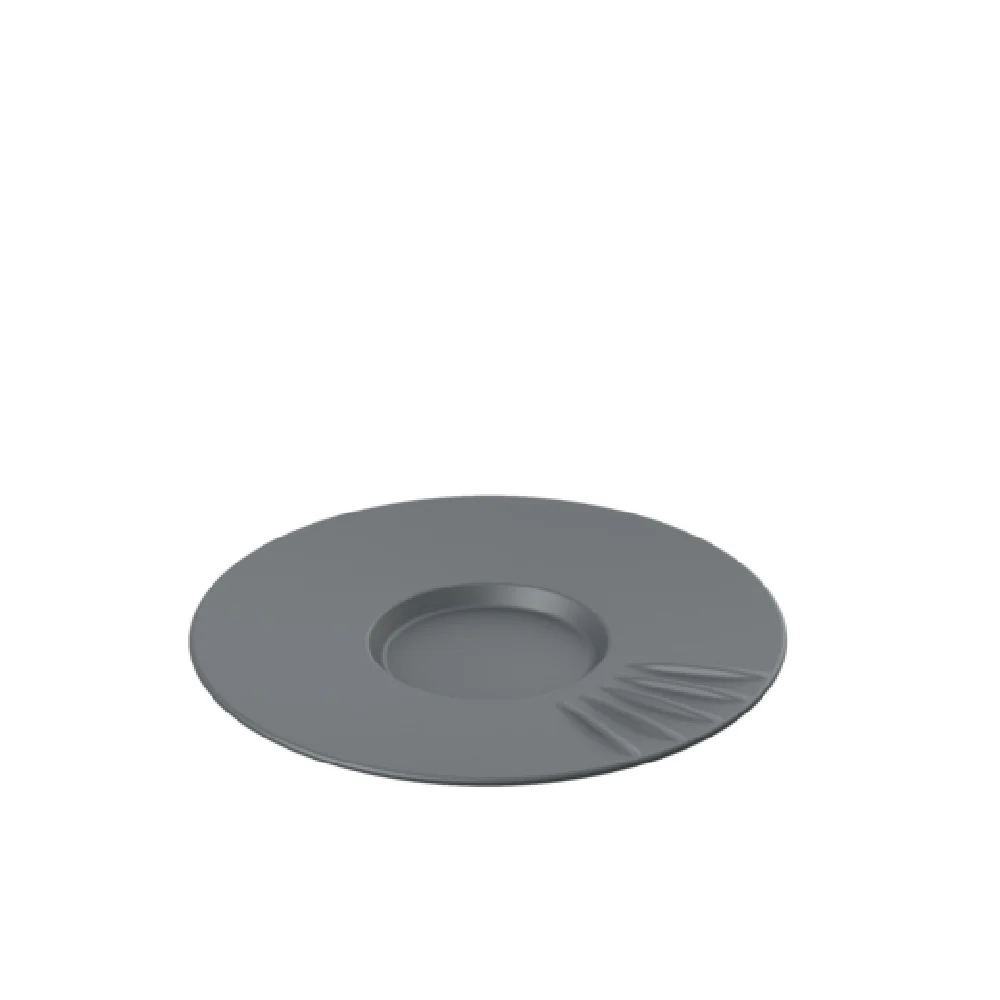 BauscherHepp TGY5014 5.8 Inch Diameter Round Saucer Melamine Chip Stain Resistant