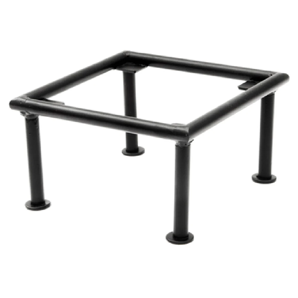 Steelite DW0731664BK 6.0 Inch Square Riser Black 18/10 Stainless Display Riser