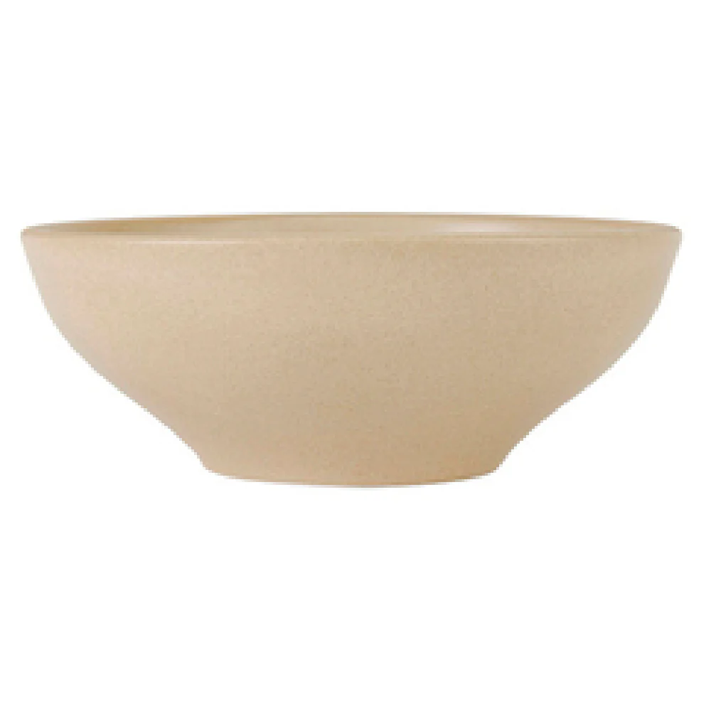 Tuxton VYB-150A 15 Oz Round Soup Salad Bowl Porcelain Lead-Free Matte Beige Tuxton VYB-150A 15 Oz Round Soup Salad Bowl Porcelain Lead-Free Matte Beige