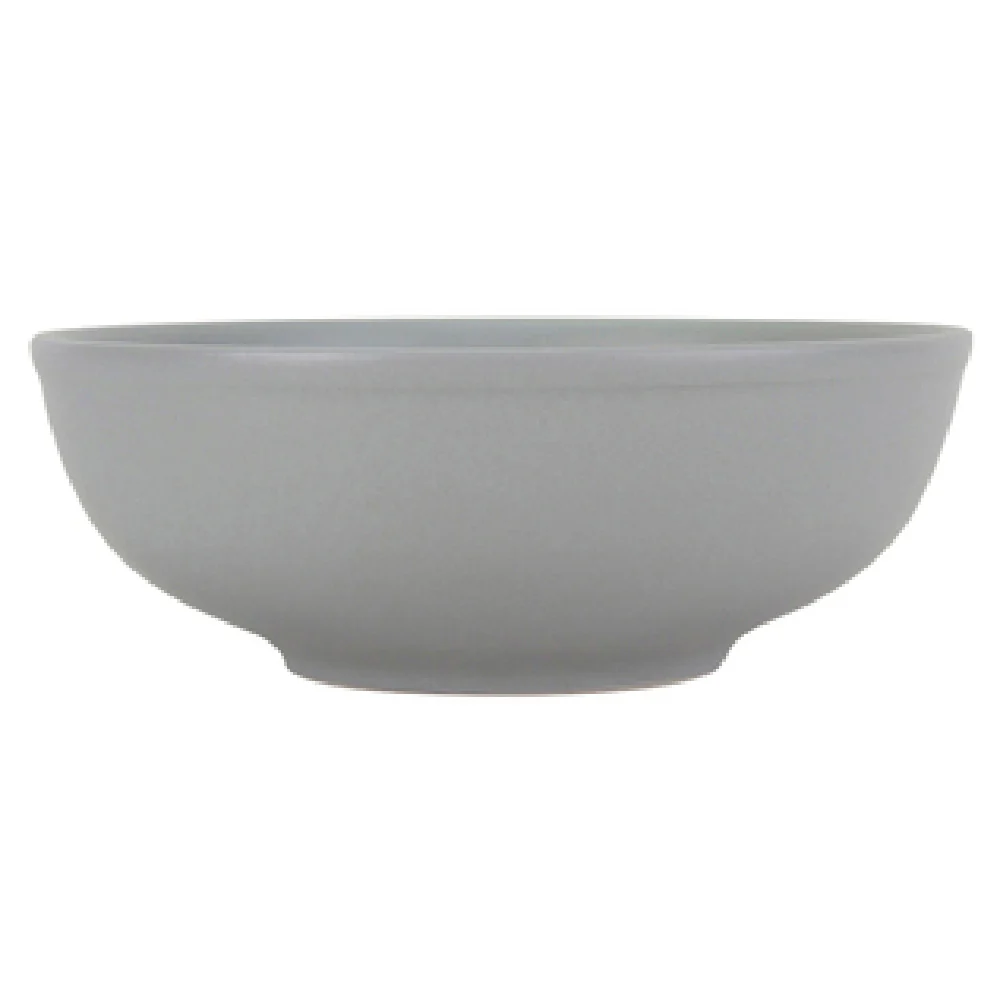 Tuxton VGB-5203 58 Oz. Round Pasta Bowl Lead-Free Porcelain Matte Gray