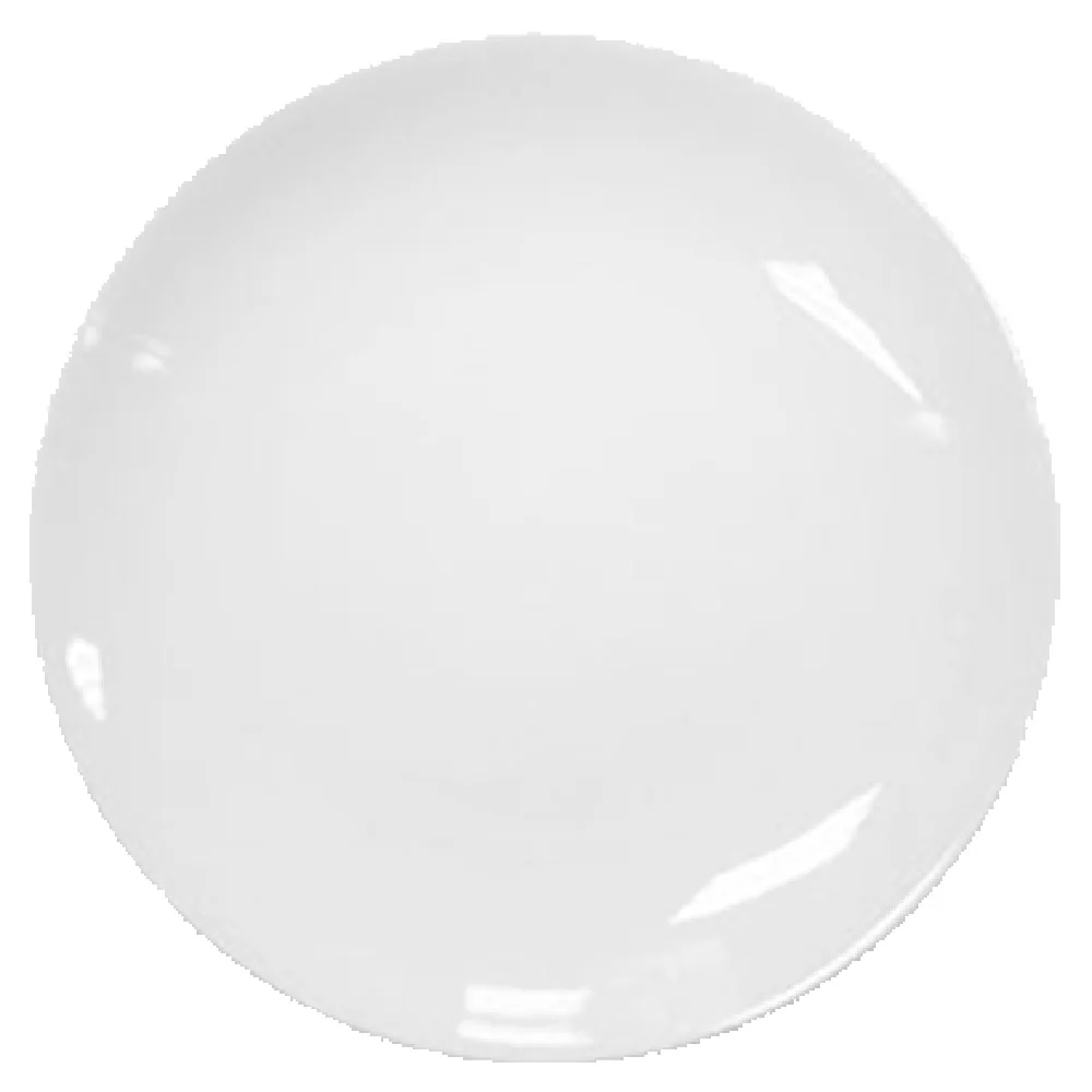 Vertex China AL-C16 10-1/2 Inch Diameter Round Plate Coupe Porcelain White Vertex China AL-C16 10-1/2 Inch Diameter Round Plate Coupe Porcelain White
