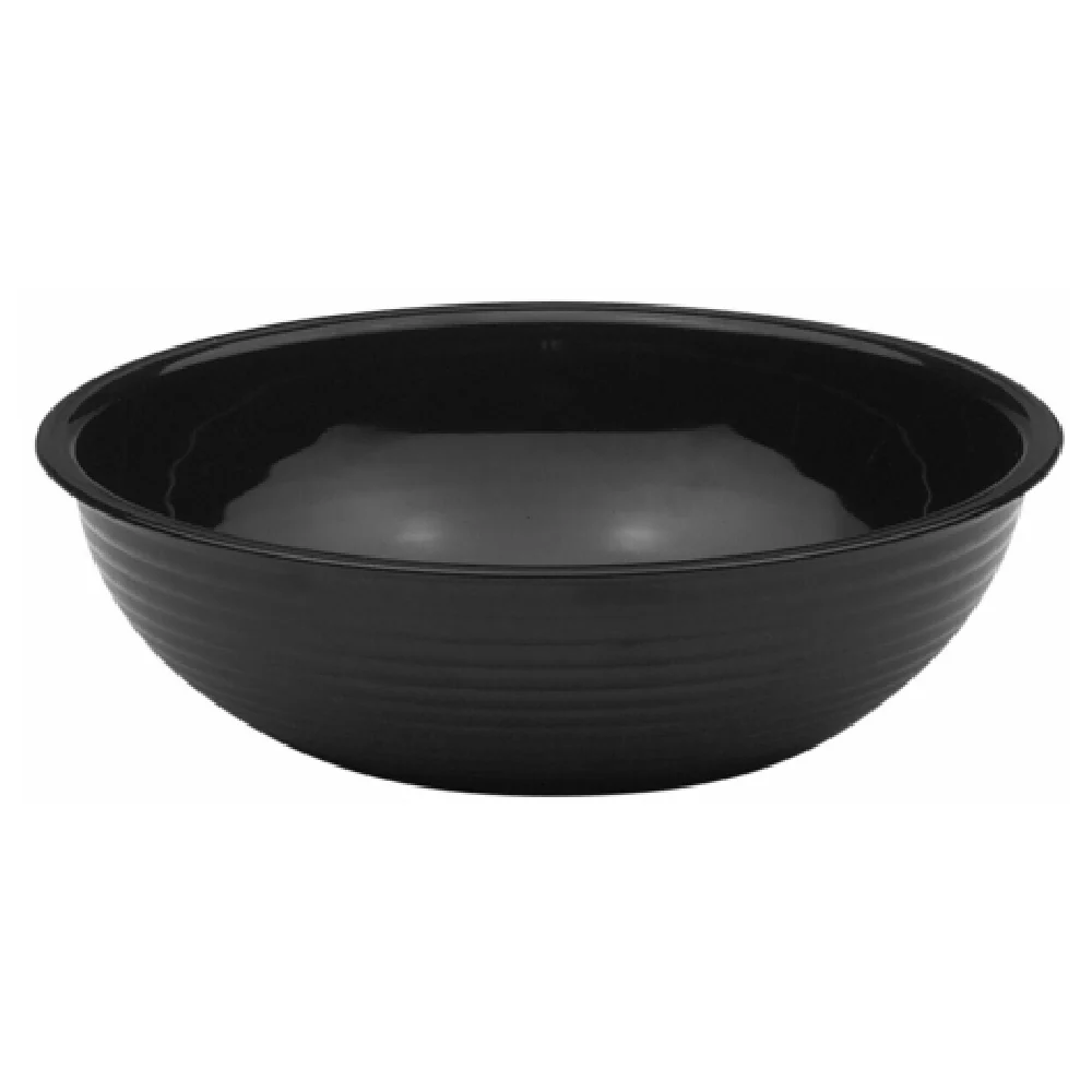 Cambro RSB15CW110 11.2 Qt Camwear Bowl Round Ribbed Dishwasher Safe Black Polycarbonate Cambro RSB15CW110 11.2 Qt Camwear Bowl Round Ribbed Dishwasher Safe Black Polycarbonate