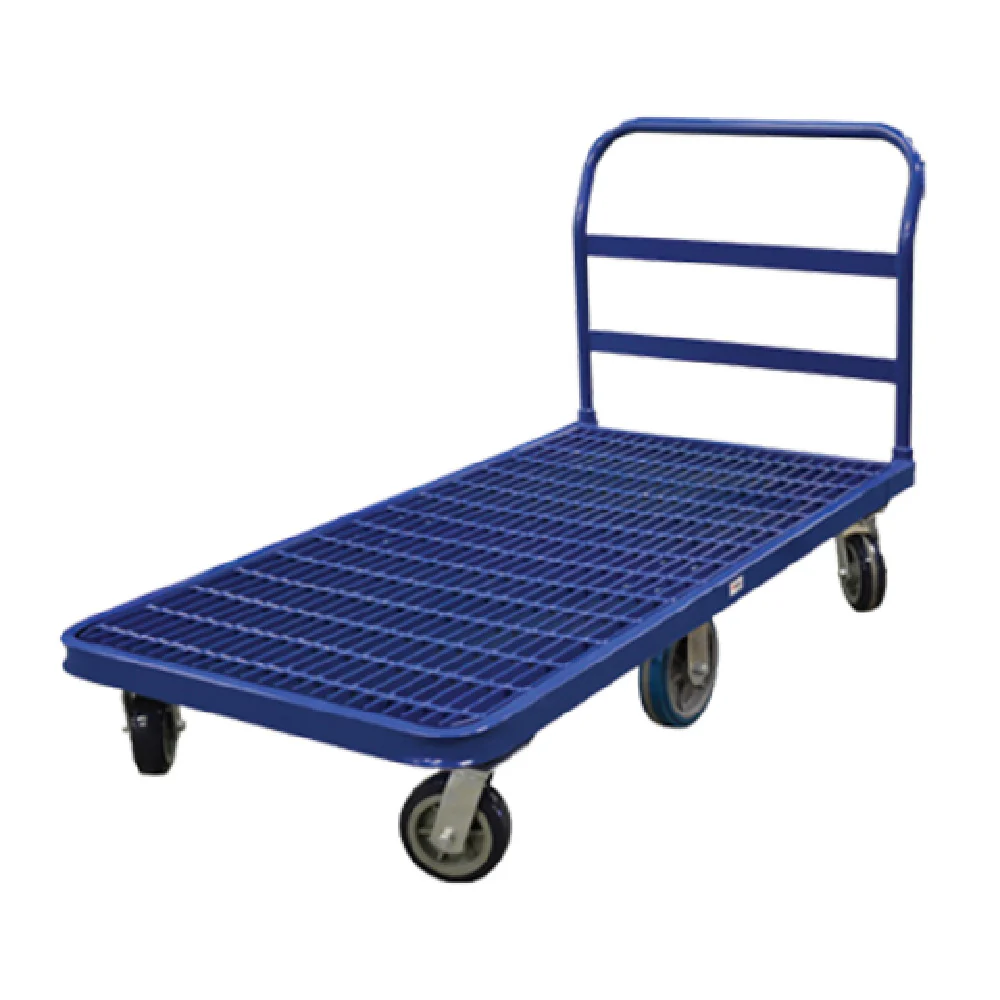 Omcan 24035 63 Inch Heavy Duty Platform Truck Grilled Blue 2200 lb Capacity Omcan 24035 63 Inch Heavy Duty Platform Truck Grilled Blue 2200 lb Capacity