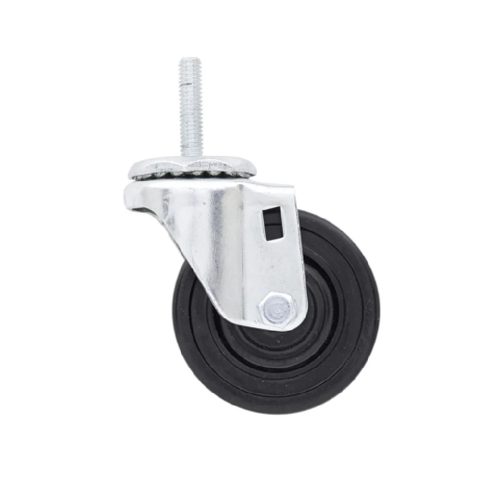 Metro 3TM 3 Inch Diameter Swivel Stem Caster Rubber 100 lb Capacity Metro 3TM 3 Inch Diameter Swivel Stem Caster Rubber 100 lb Capacity