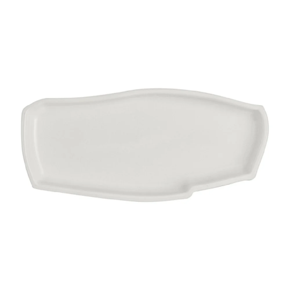 Steelite 51109ST3263 5.125 Inch China Tray with Unique White Album Finish