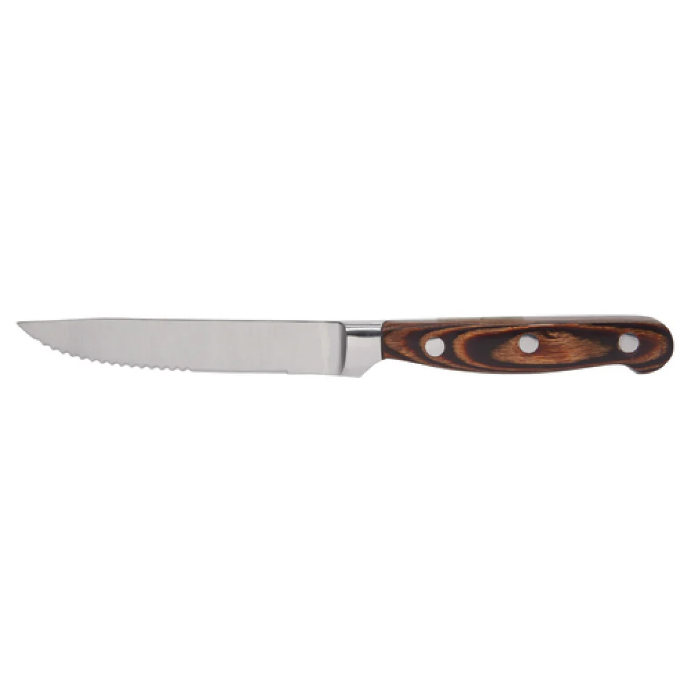 Arc Cardinal FJ612 9.4 Inch Blade 1.7 Inch Handle Steak Knife Pakkawood Stainless Steel Arc Cardinal FJ612 9.4 Inch Blade 1.7 Inch Handle Steak Knife Pakkawood Stainless Steel