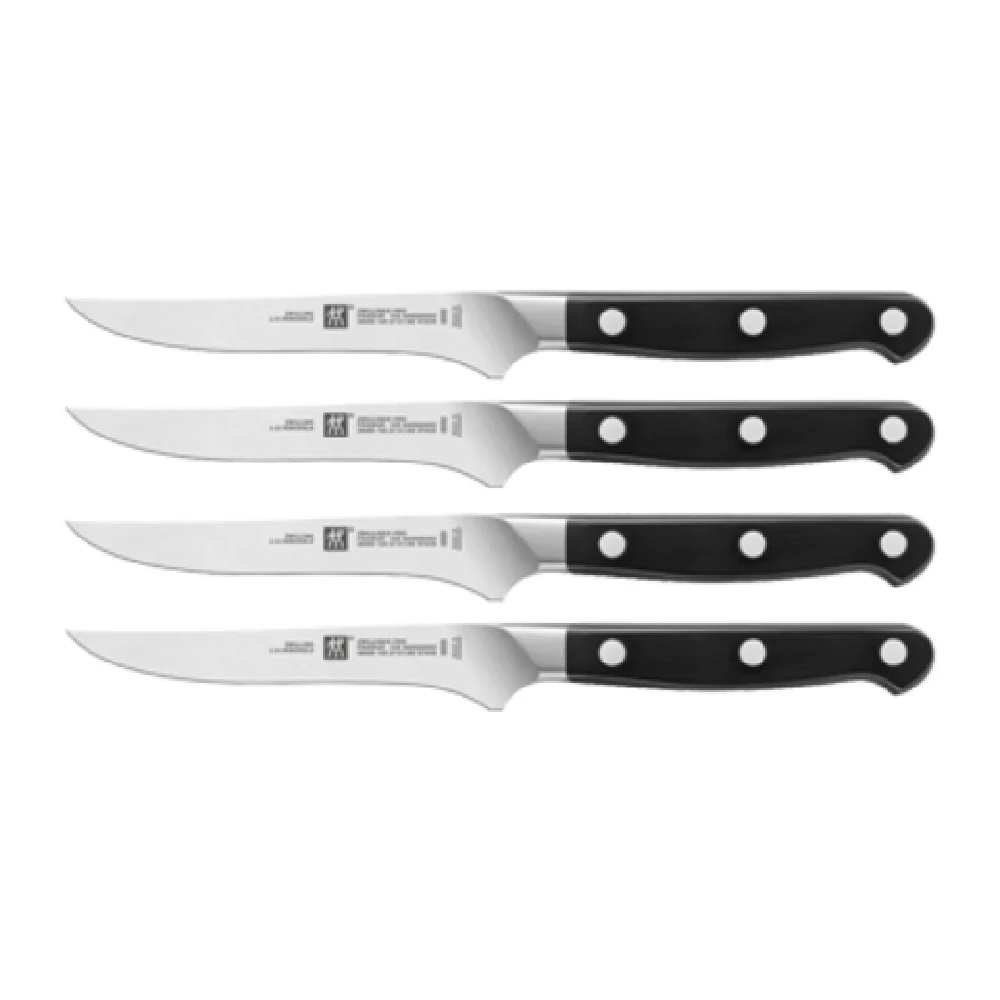 Zwilling 38430-002 4-Piece Set Steak Knife High Carbon No Stain Steel Blades Zwilling 38430-002 4-Piece Set Steak Knife High Carbon No Stain Steel Blades