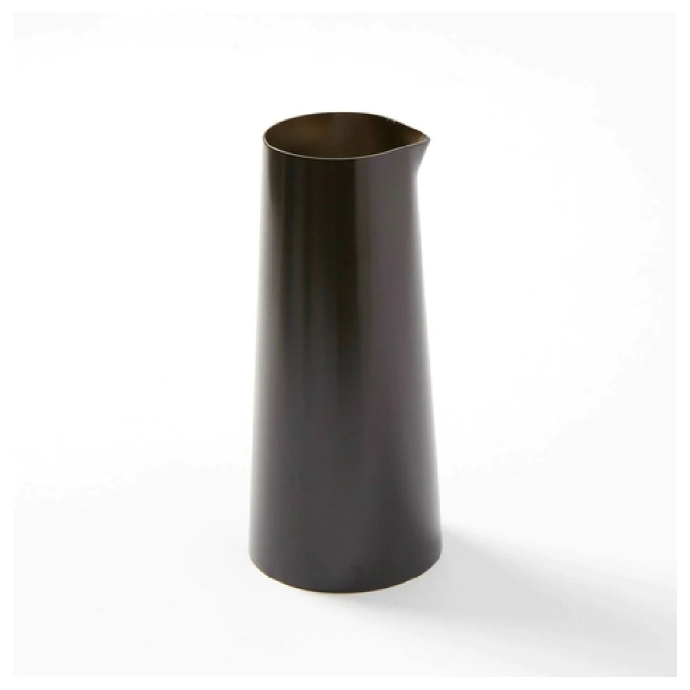American Metalcraft SCMB6 6 Oz Without Handle Metal Creamer Stainless Steel Satin Black Finish