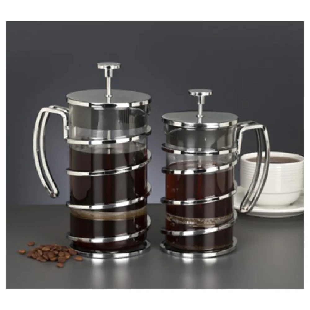 Libbey 73590 17 Oz French Press with Borosilicate Glass Carafe Stainless Steel Libbey 73590 17 Oz French Press with Borosilicate Glass Carafe Stainless Steel