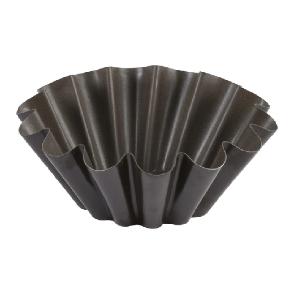 Louis Tellier 223020 6.2 Inch Brioche Mould Non-stick with Wide Ribs Louis Tellier 223020 6.2 Inch Brioche Mould Non-stick with Wide Ribs