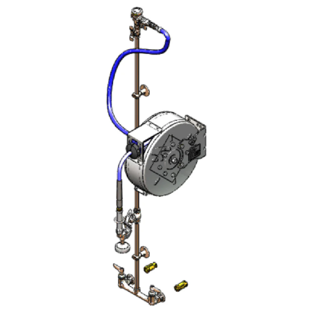 T&S Brass B-1458 Hose Reel Assembly Enclosed 3/8 T&S Brass B-1458 Hose Reel Assembly Enclosed 3/8