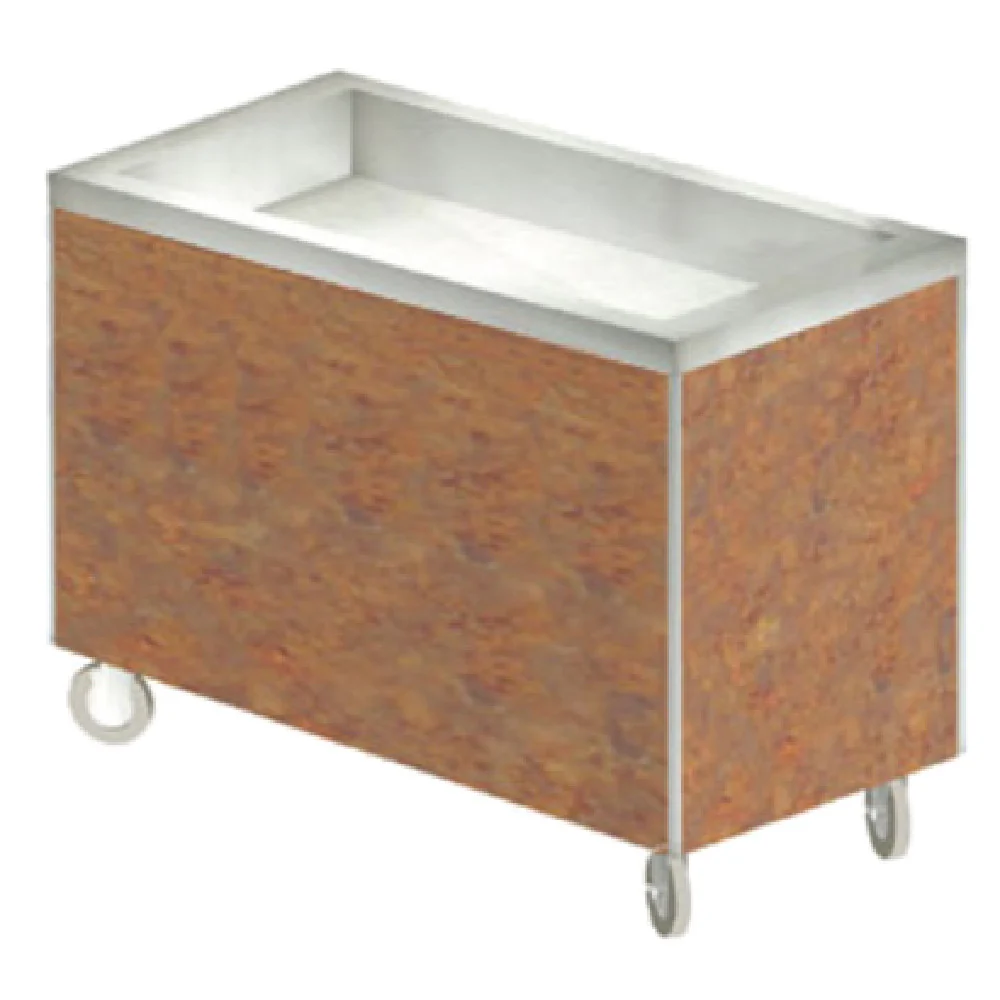 Duke HB5CI_4552-60 74 Inch Ice Cooled Cold Food Serving Counter Stainless Steel
