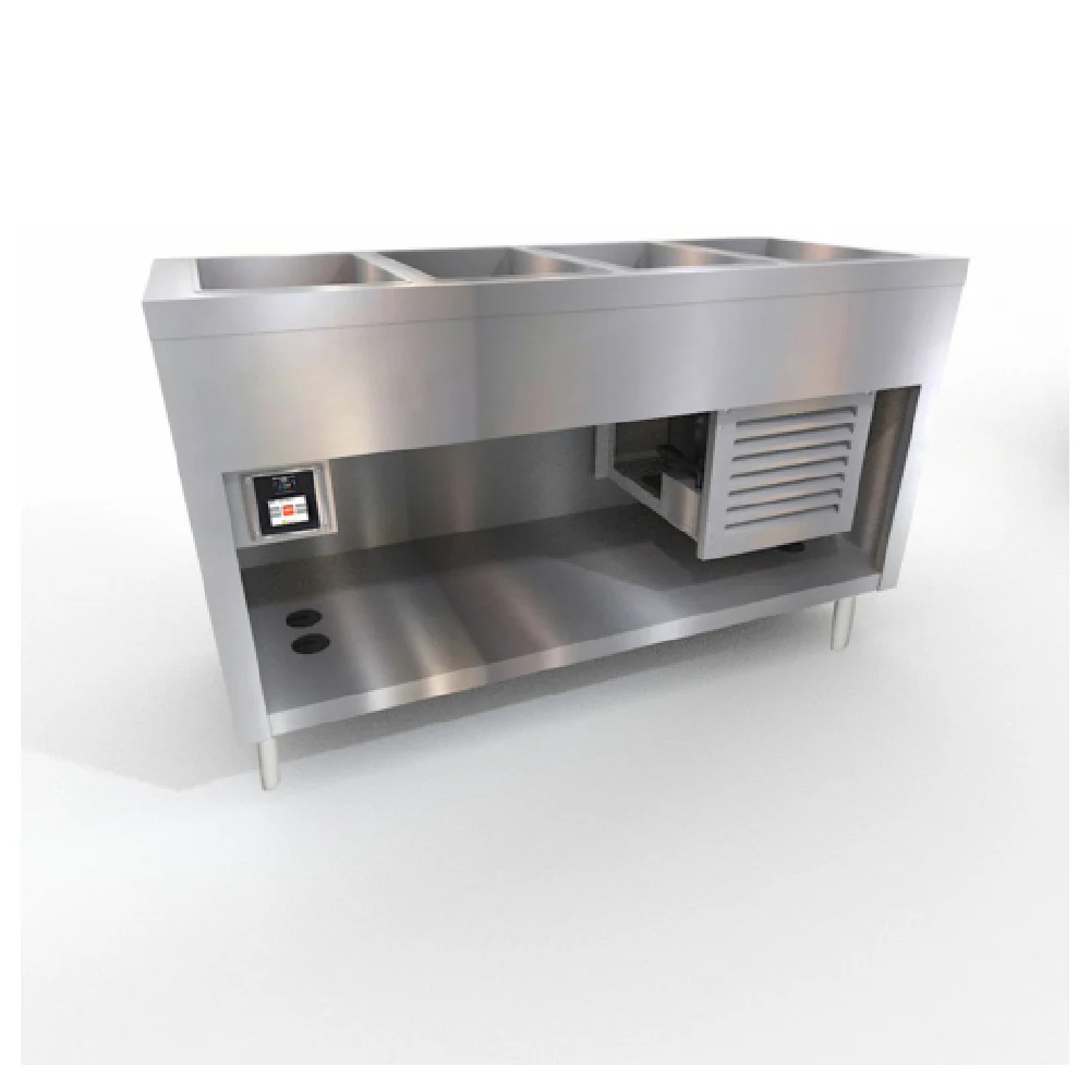 Duke 316-FCP-25SS-N7 60 Inch Stainless Steel Cold Food Serving Counter with Self-Contained Refrigeration