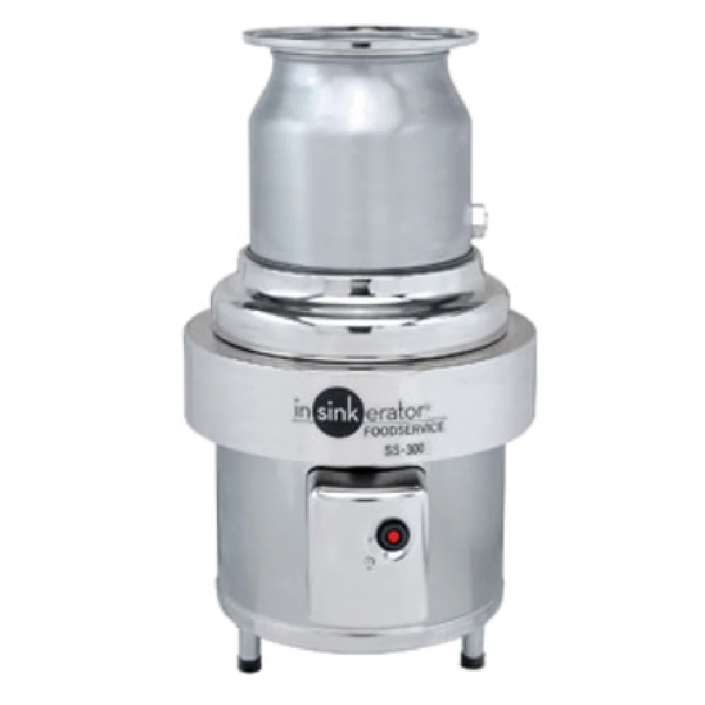 InSinkErator SS-300-18B-MRS_230/60/3 18 Inch Diameter Complete Disposer Package with 3 HP Motor Stainless Steel Construction InSinkErator SS-300-18B-MRS_230/60/3 18 Inch Diameter Complete Disposer Package with 3 HP Motor Stainless Steel Construction