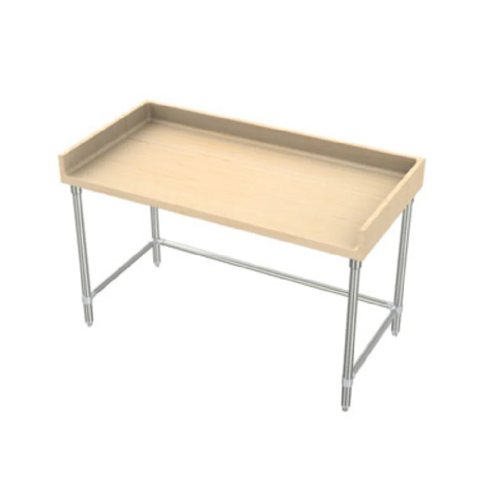 AERO Manufacturing MTSBX-3648 48 Inch Baker's Top Work Table with Laminated Maple Hardowod Top AERO Manufacturing MTSBX-3648 48 Inch Baker's Top Work Table with Laminated Maple Hardowod Top