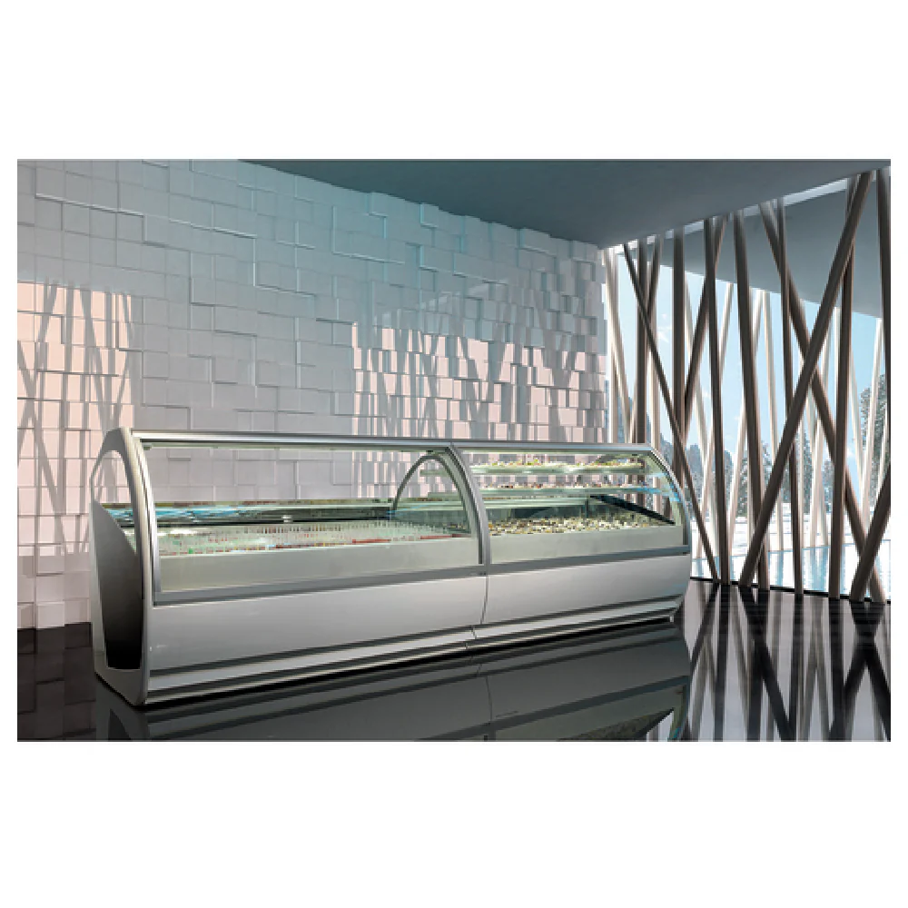 Howard-McCray KOR-RP4M-C-52-85 85 Inch Chocolate Display Case Air Cooled and Stainless Steel