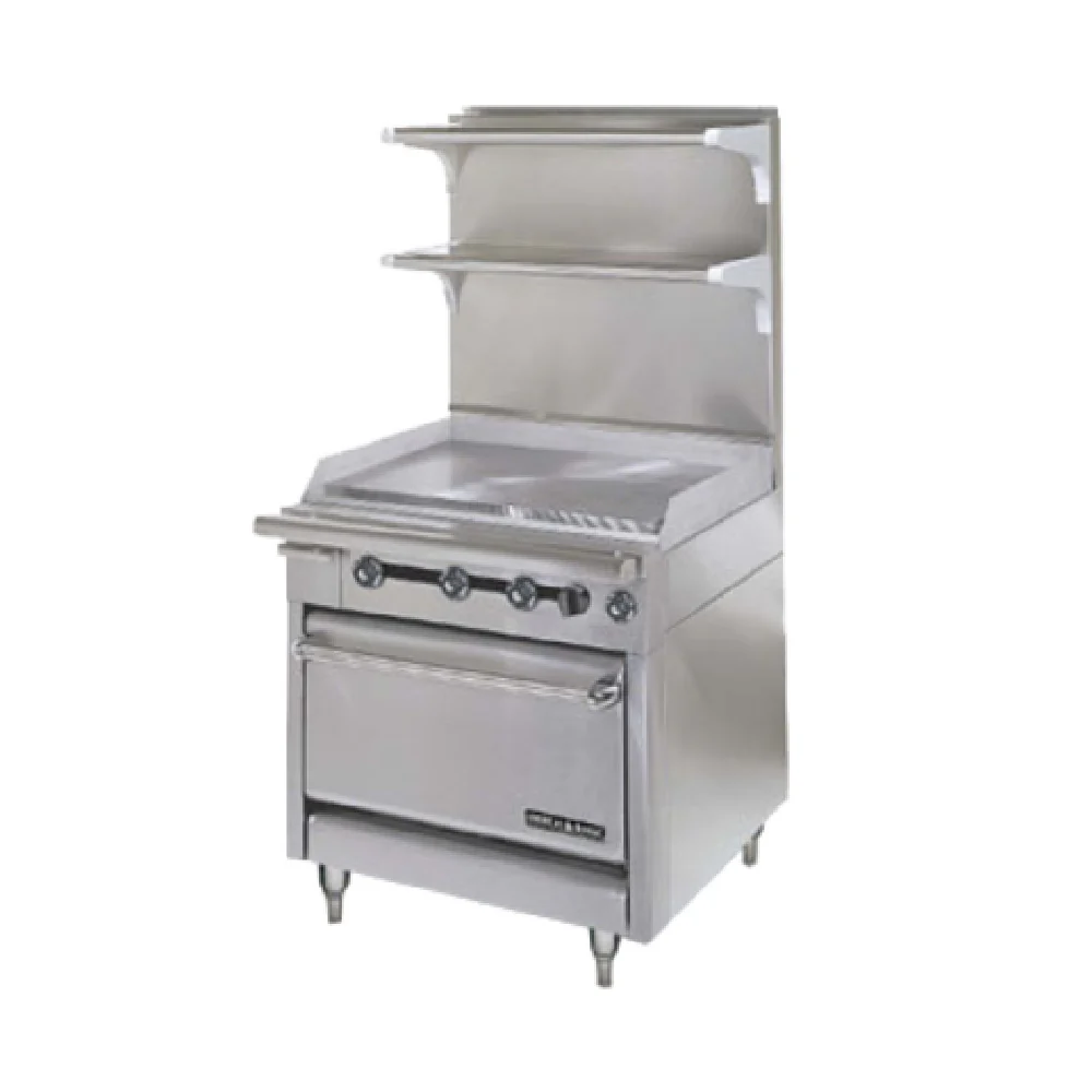 American Range HD34-34TG-O_NAT 34 Inch Griddle Gas Range Stainless Steel 90,000 BTU