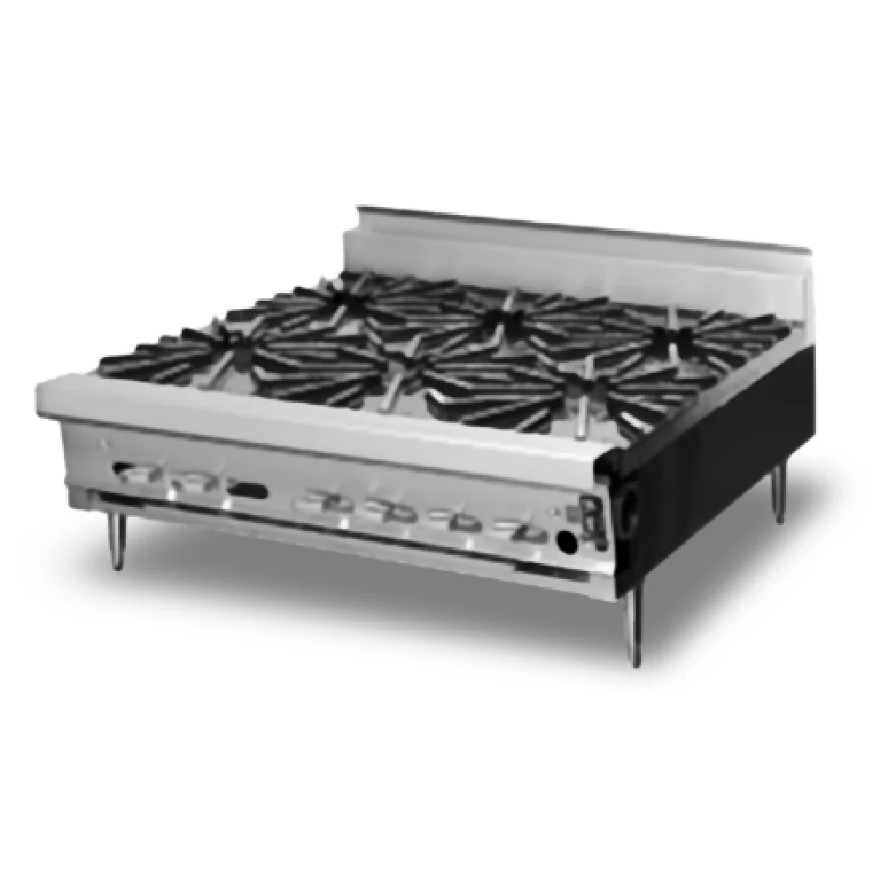 Montague Company C36-5S 36 Inch Gas Range with 6 Burners 150000 BTU Montague Company C36-5S 36 Inch Gas Range with 6 Burners 150000 BTU