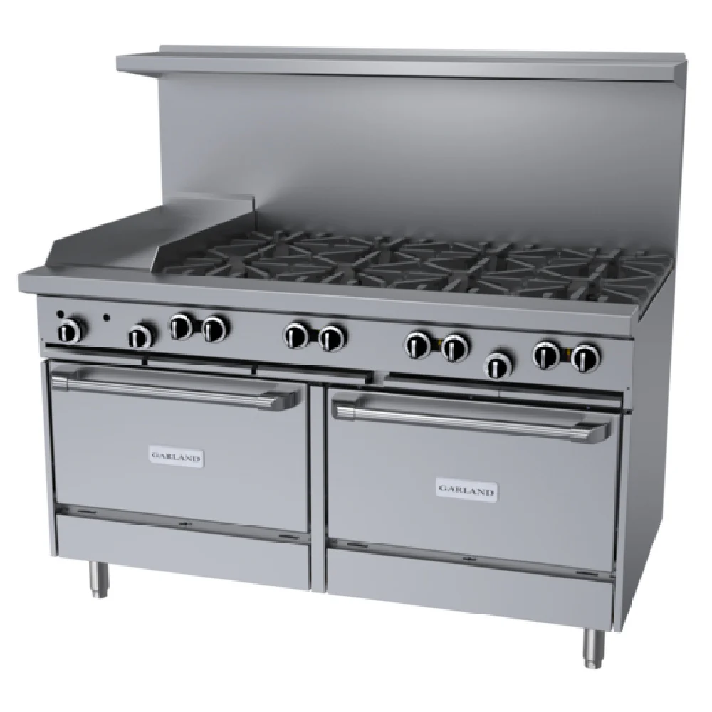 Garland G60-8G12CR 60 Inch Restaurant Range Gas with 8 Burners 33000 BTU Garland G60-8G12CR 60 Inch Restaurant Range Gas with 8 Burners 33000 BTU