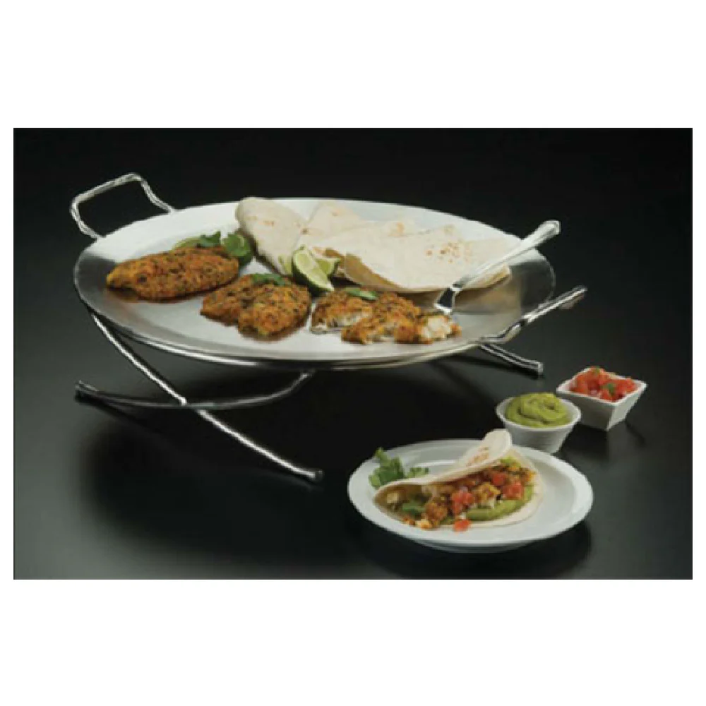 American Metalcraft GSST17 17-1/2 Inch Diameter Griddle with Handles Stainless Steel