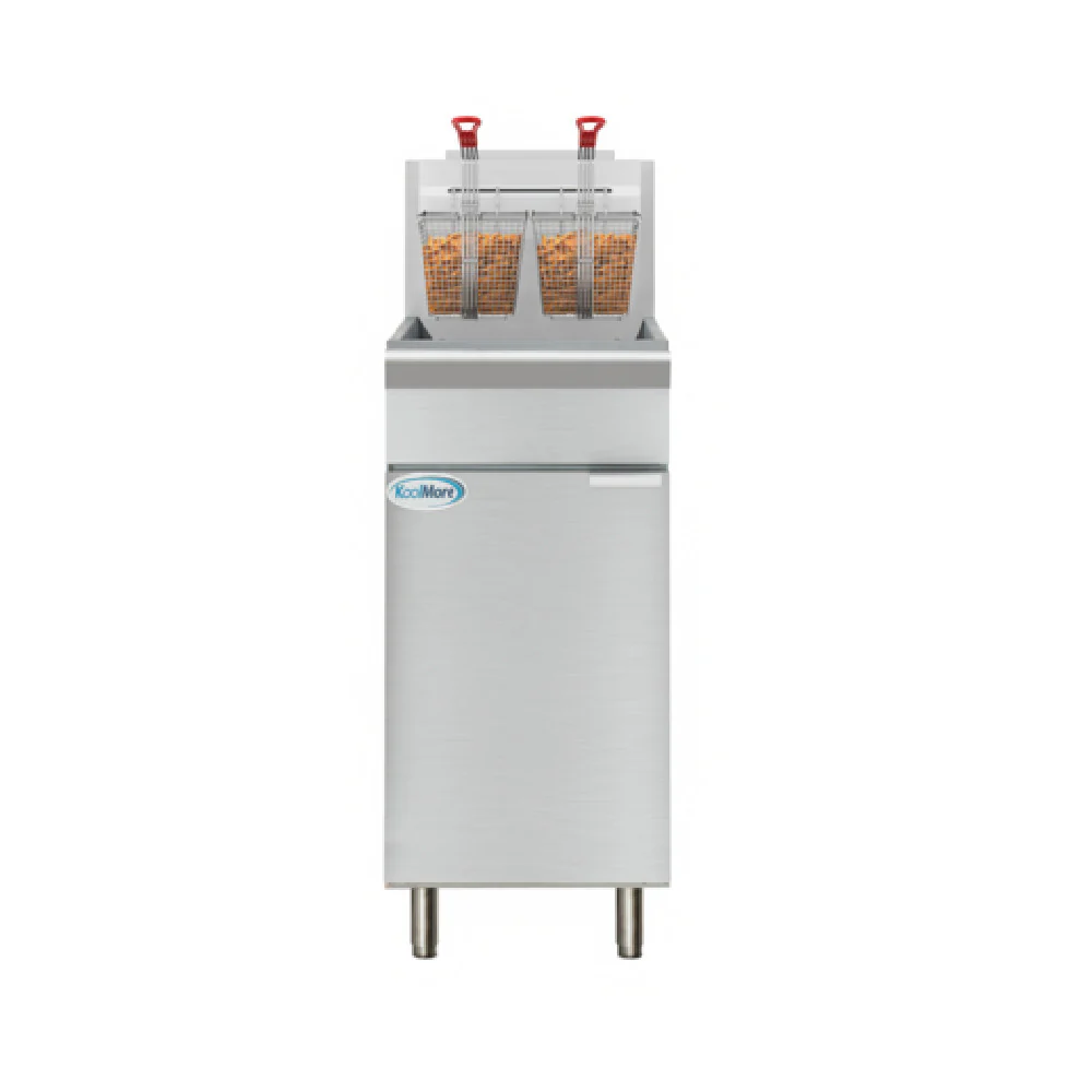 Koolmore KM-FDF50-LP 30 Inch Gas Deep Fryer with 120000 BTU - Floor Model Koolmore KM-FDF50-LP 30 Inch Gas Deep Fryer with 120000 BTU - Floor Model