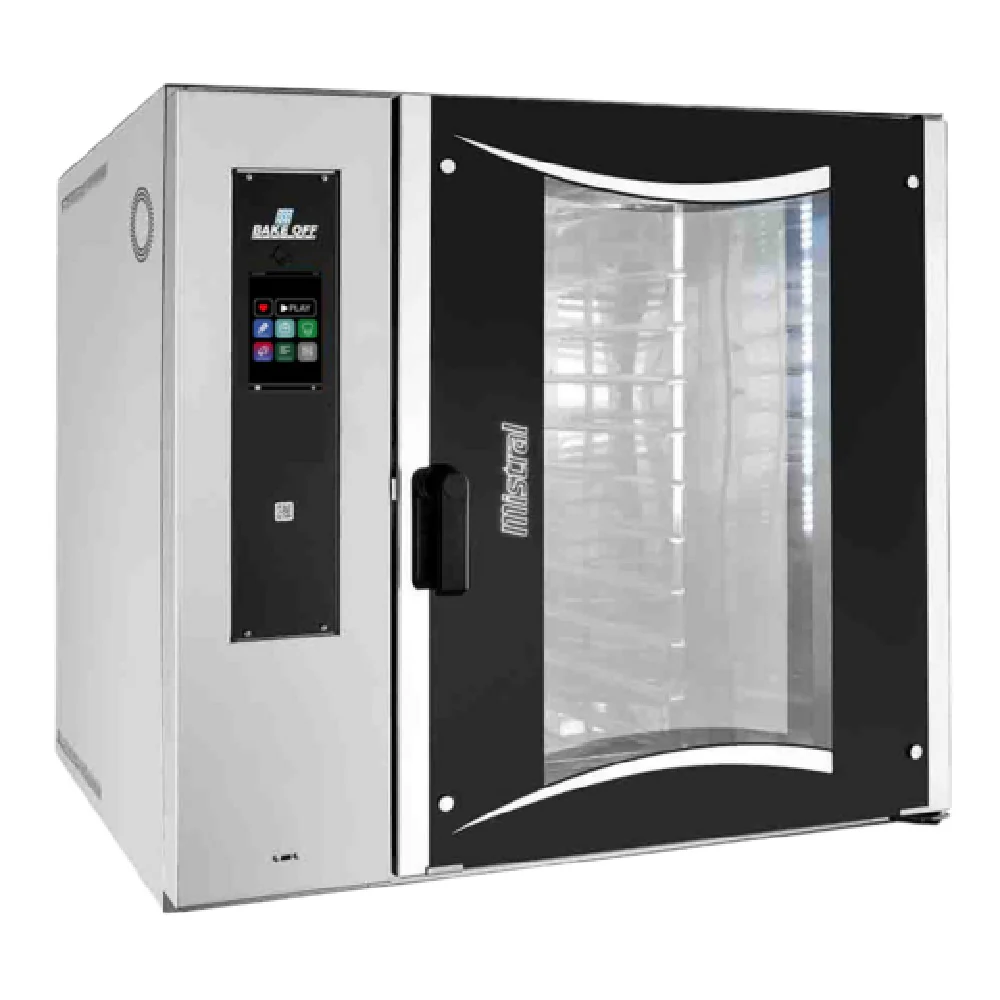 AMPTO ROTORBAKE E2 45 Inch Electric Combi Oven/Steamer with 10 Trays AMPTO ROTORBAKE E2 45 Inch Electric Combi Oven/Steamer with 10 Trays