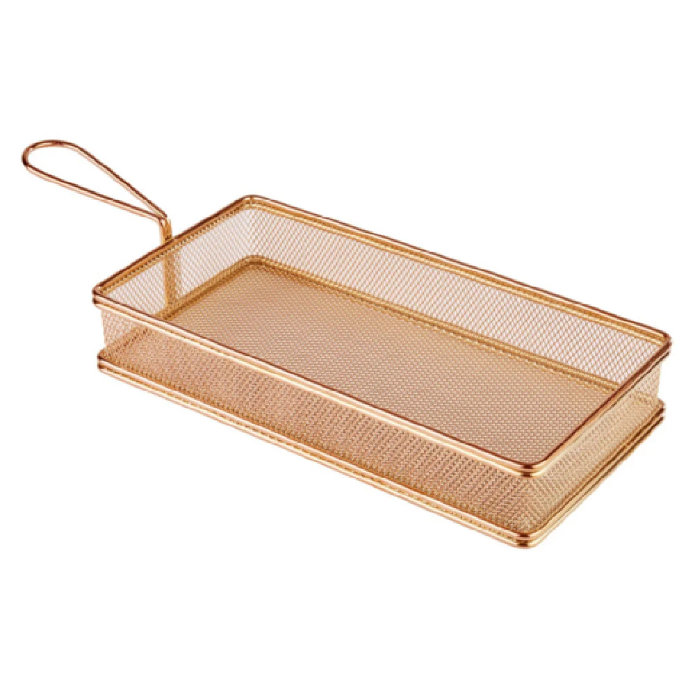 Libbey APS 40613 10-Inch Fry Basket Dishwasher Safe Gold Finish Stainless Steel Libbey APS 40613 10-Inch Fry Basket Dishwasher Safe Gold Finish Stainless Steel