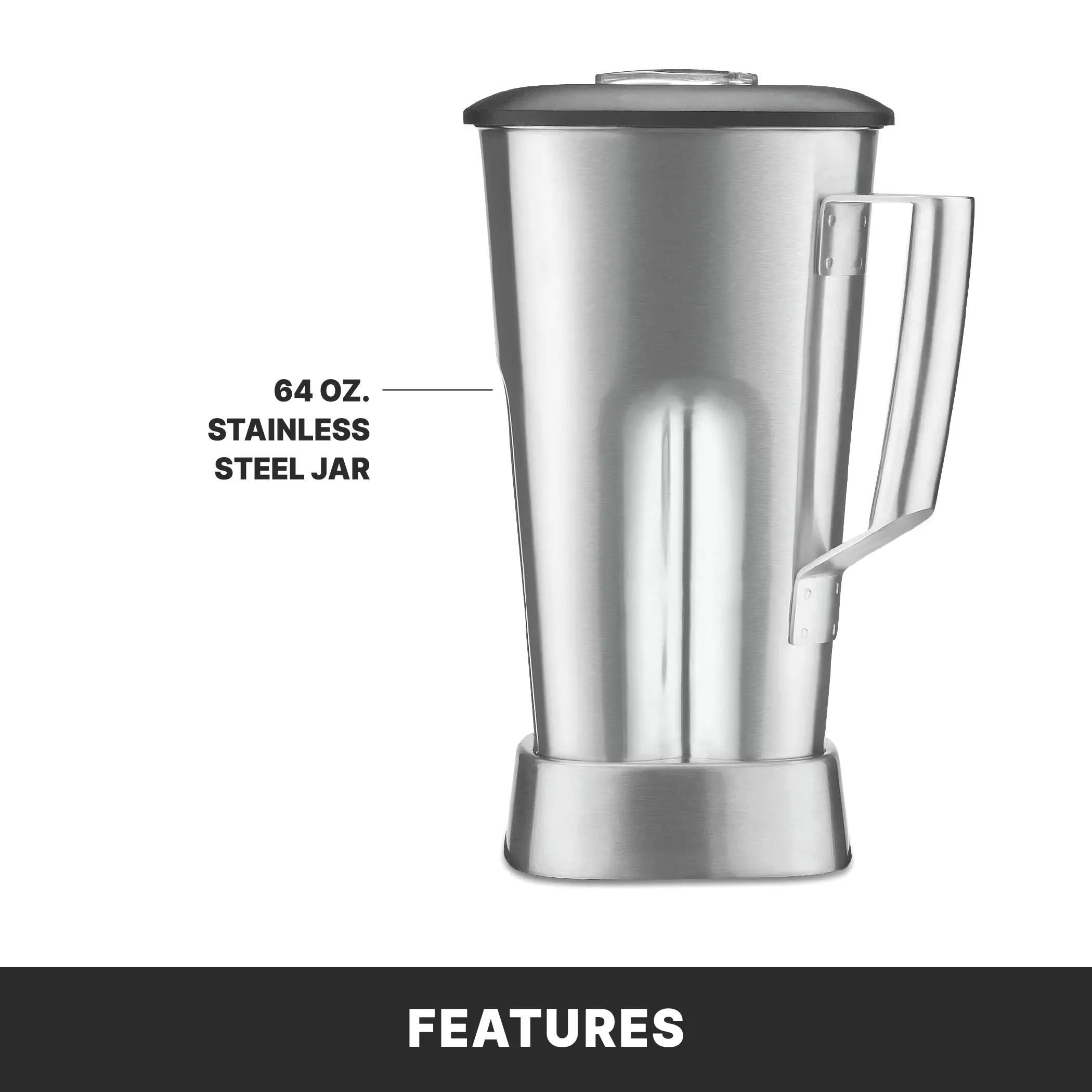 Waring TBB145S6E 11 Liter TORQ Blender Electric Countertop with Stainless Steel Waring TBB145S6E 11 Liter TORQ Blender Electric Countertop with Stainless Steel