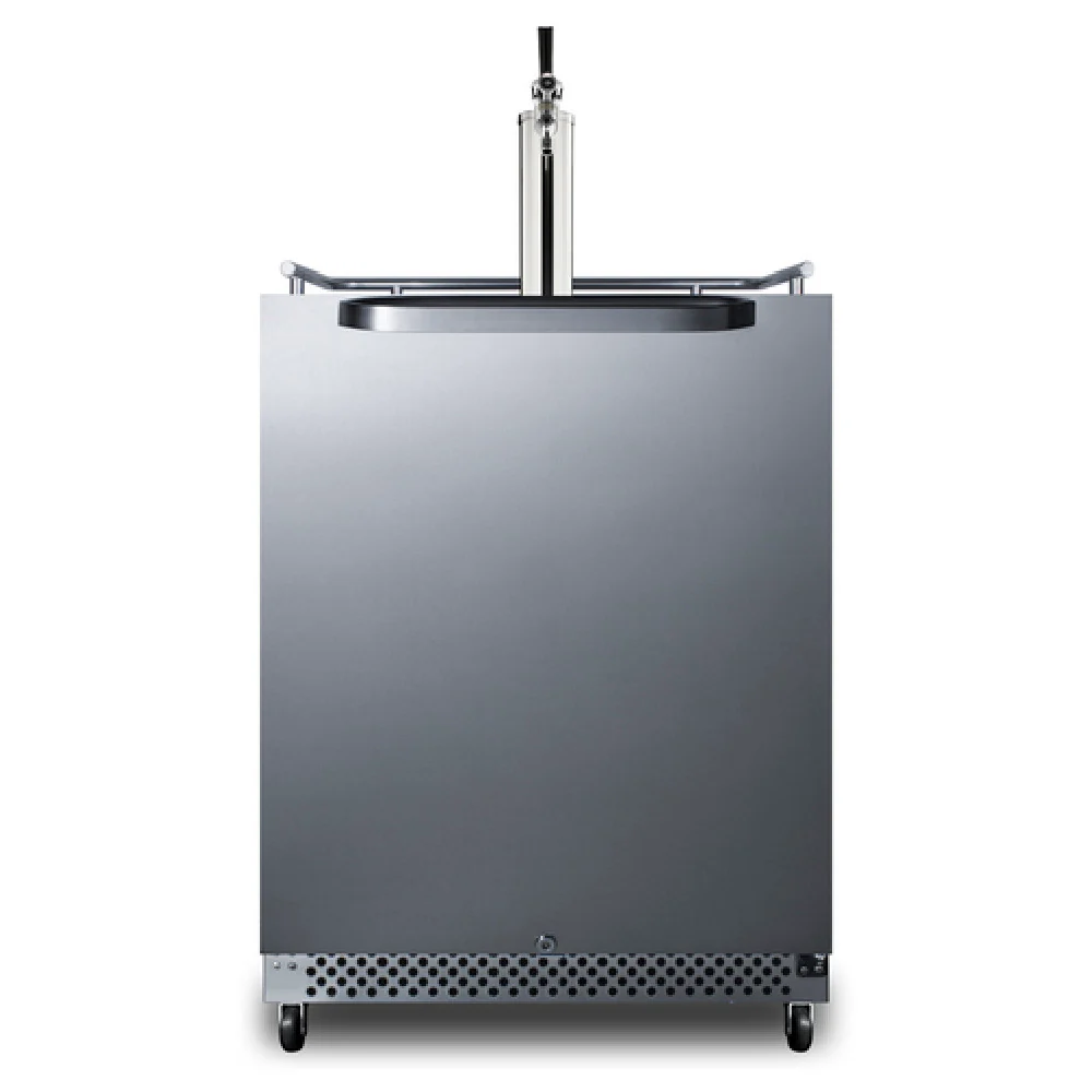 Summit SBC696OSTL 24 Inch Draft Beer Cooler with Stainless Steel Door and Casters Summit SBC696OSTL 24 Inch Draft Beer Cooler with Stainless Steel Door and Casters