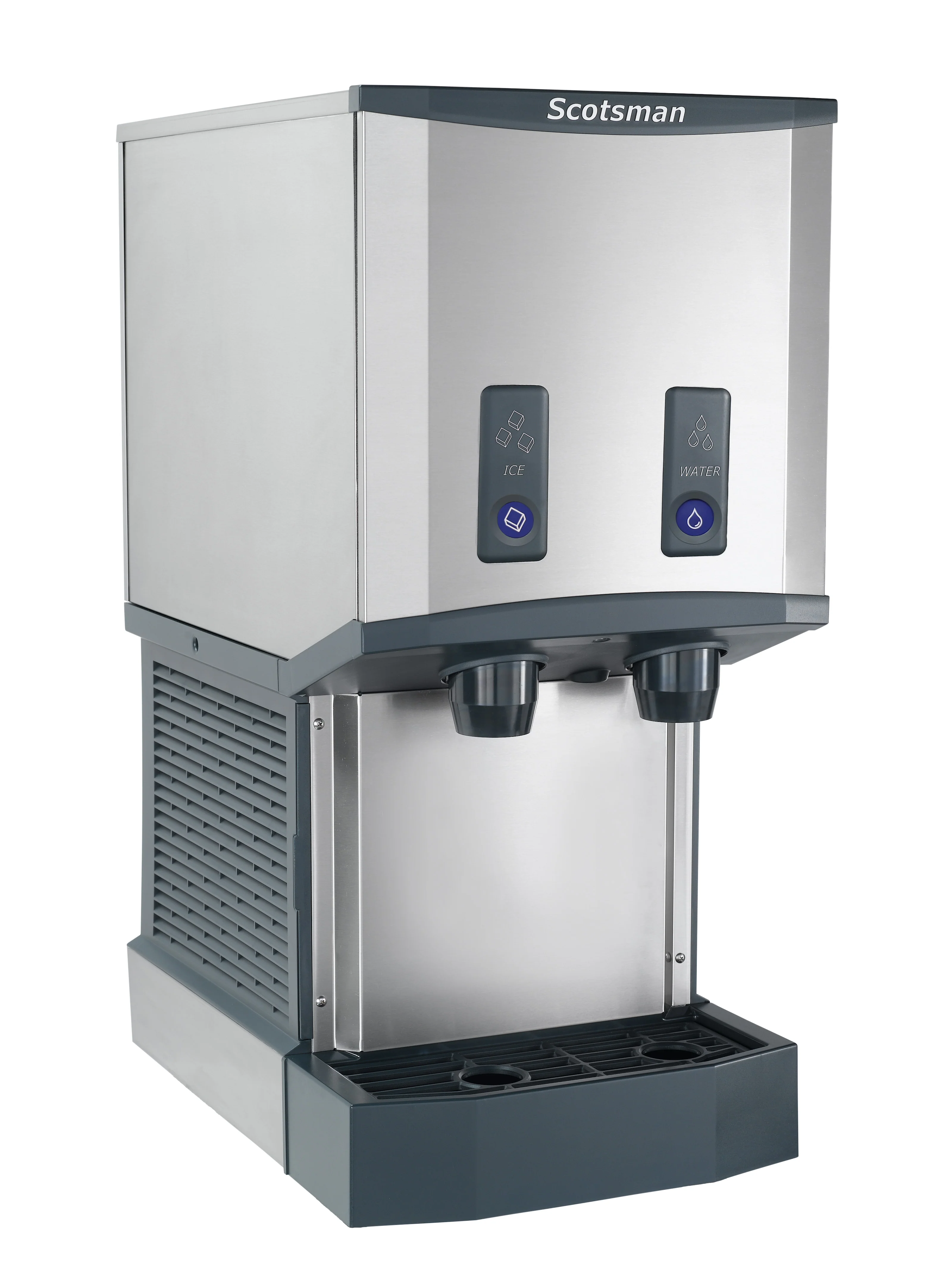Scotsman HID312AB-1 Meridian Air-cooled Ice and Water Dispenser H2 Nugget Ice Counter 12 Lb Bin Push-button Dispensing 260 Lb/Day Scotsman HID312AB-1 Meridian Air-cooled Ice and Water Dispenser H2 Nugget Ice Counter 12 Lb Bin Push-button Dispensing 260 Lb/Day