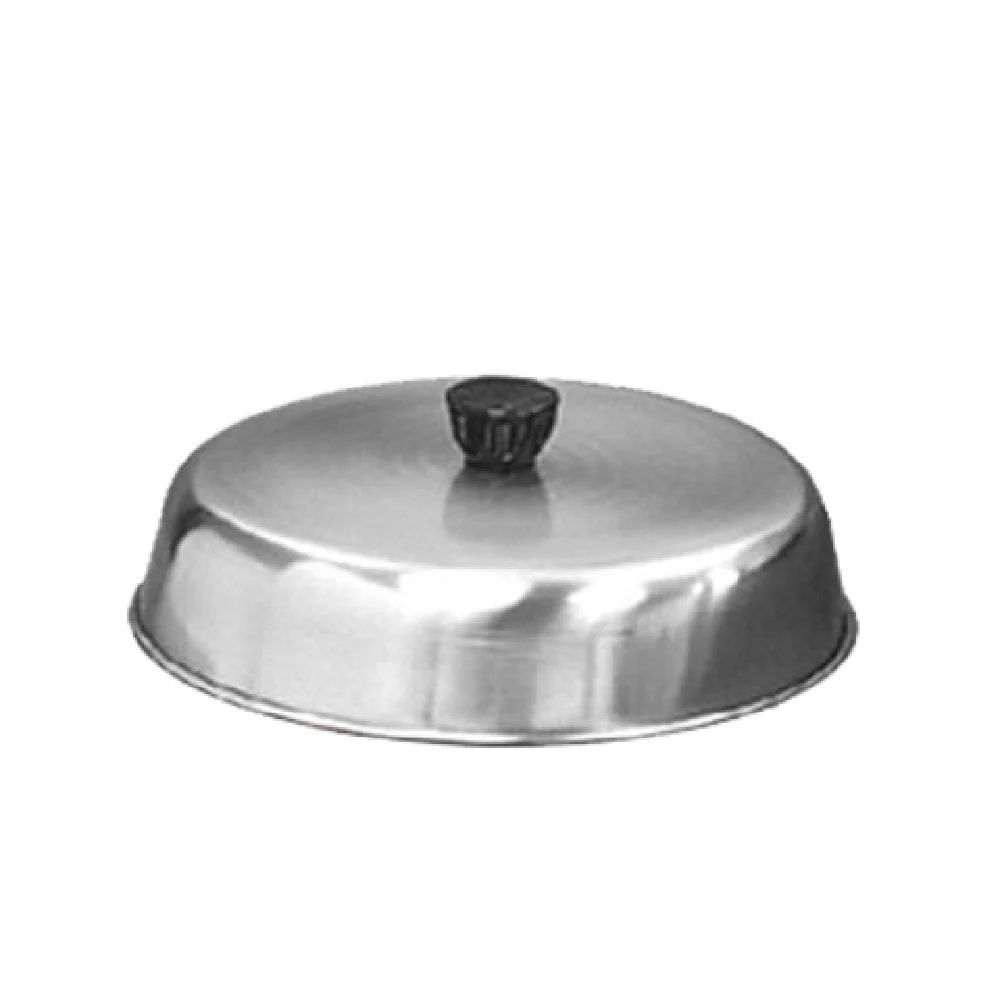 American Metalcraft BA640S 6-1/2 Inch Diameter Grill Basting Cover Stainless Steel with Black Bakelite Knob
