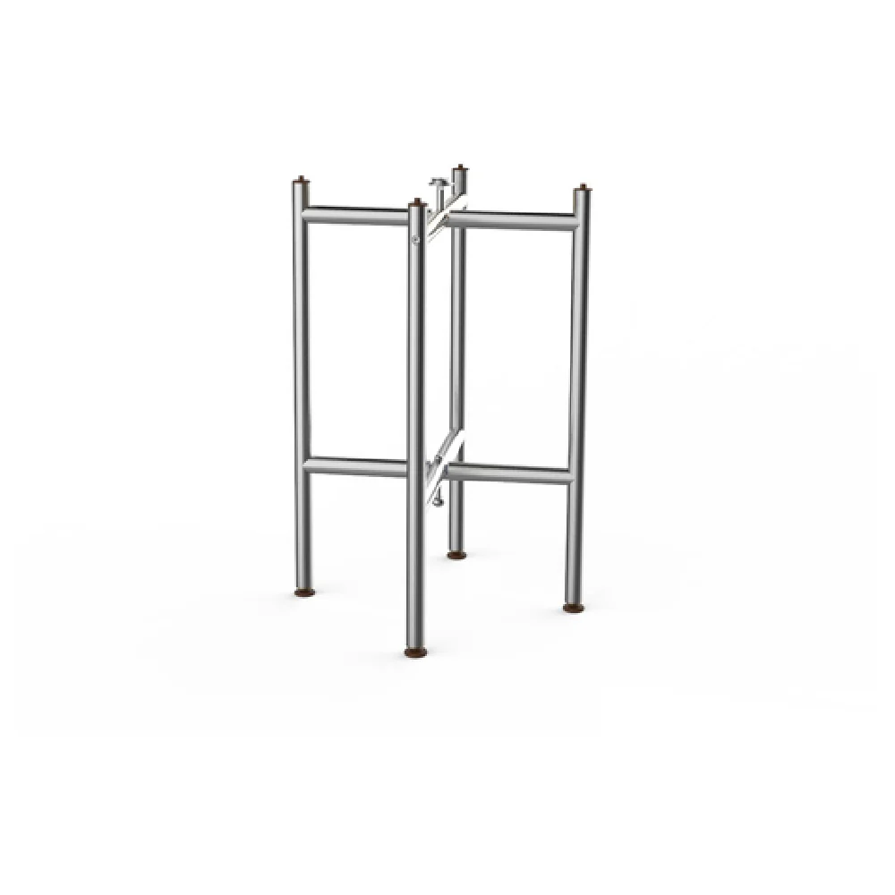 Steelite MGSCLXSS0101 Stainless Steel Table Base Cross Base with Brushed Finish