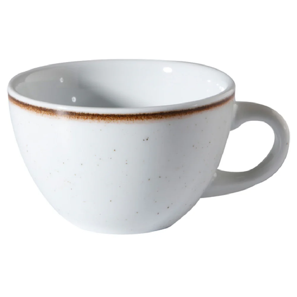 GET Enterprises PA1605904224 3.7 Oz Espresso Cup with handle Porcelain Beige
