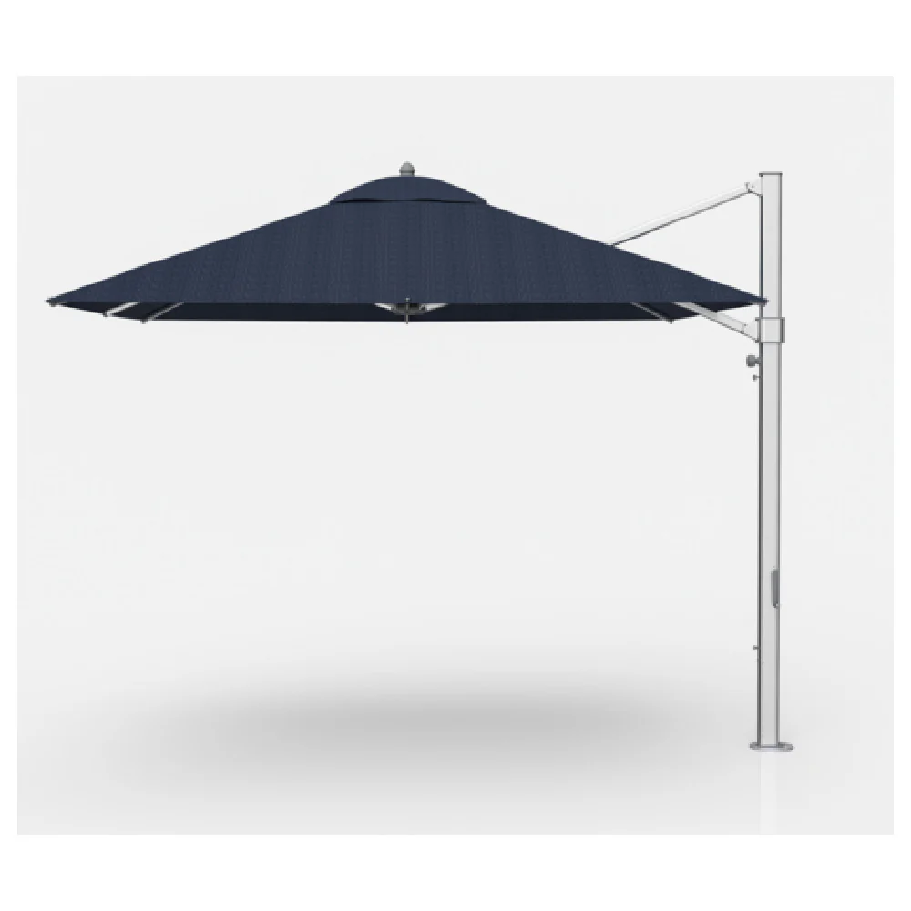 Plantation Prestige Commercial Furniture 9010-01 GRC Avalon Cantilever Umbrella 10' X 10' Square Top