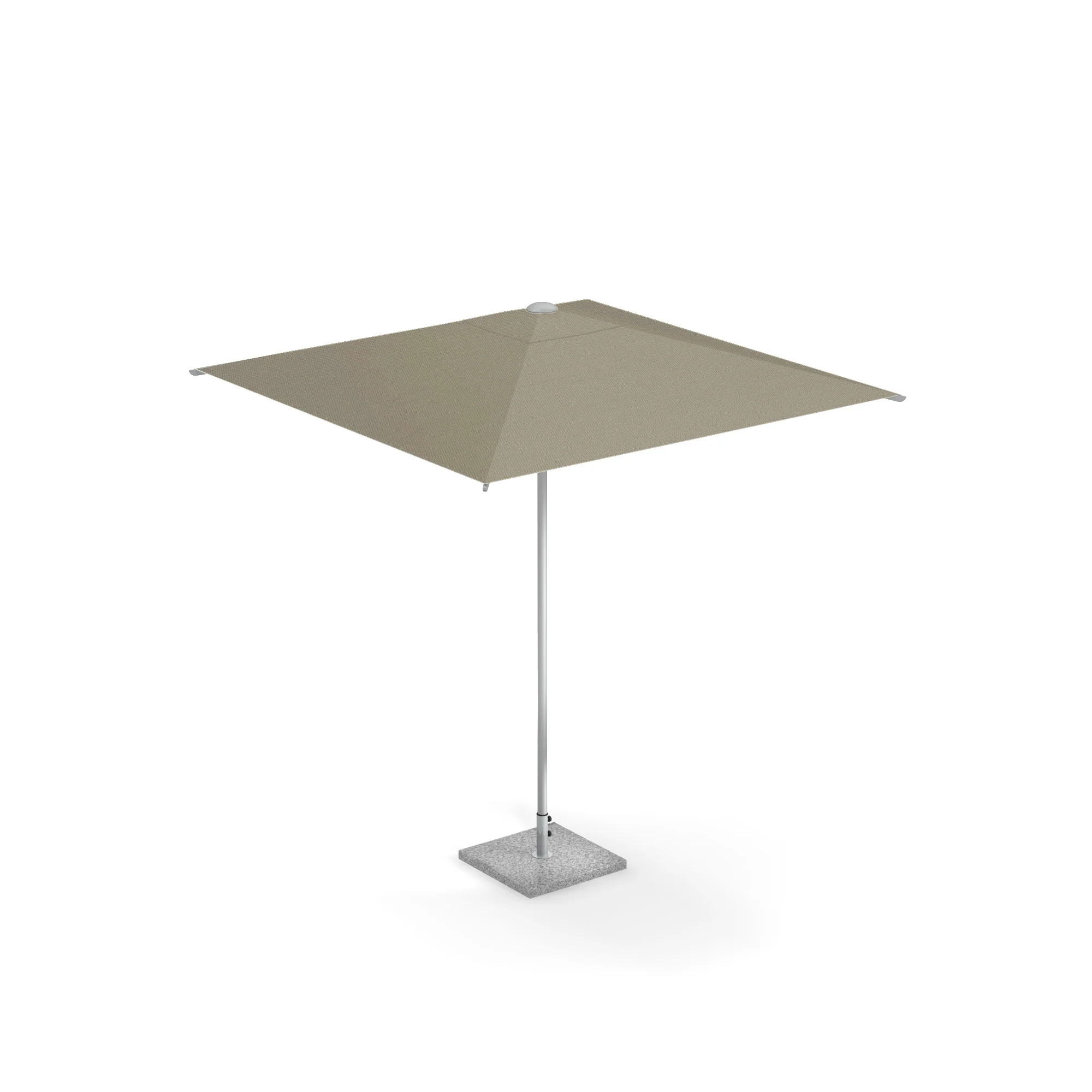 emuamericas, llc E980-90-98 6-1/2 Ft Square Umbrella Anodized Aluminum with Vent