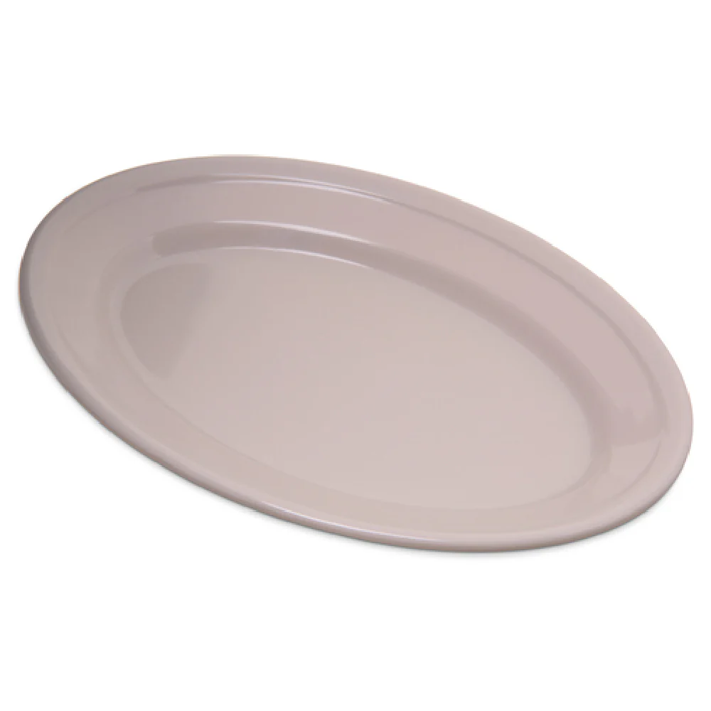 Carlisle 4356342 9-1/4 Inch Oval Platter Impact Resistant Melamine White Carlisle 4356342 9-1/4 Inch Oval Platter Impact Resistant Melamine White