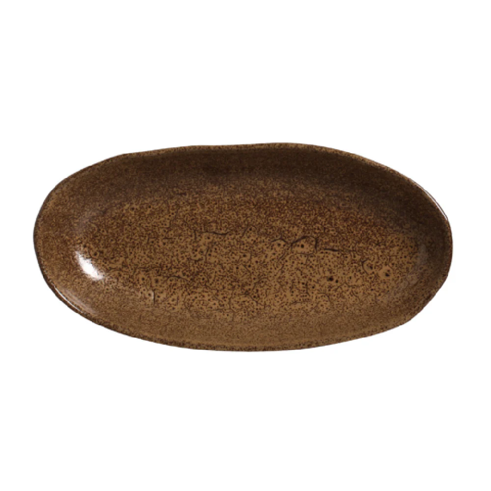 Porto Brasil 14414105801 12.6 Inch Deep Organic Platter Stoneware Dijon Porto Brasil 14414105801 12.6 Inch Deep Organic Platter Stoneware Dijon