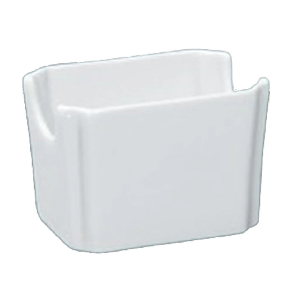 Yanco SP-7-P 3-1/8 Inch Rectangular Sugar Packet Holder Porcelain with dishwasher oven microwave safe Yanco SP-7-P 3-1/8 Inch Rectangular Sugar Packet Holder Porcelain with dishwasher oven microwave safe