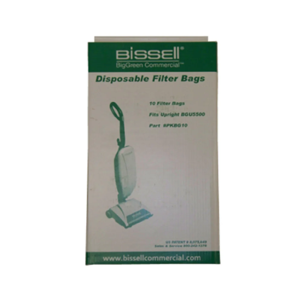Bissell PKBG10 Bags for BGU5500 Commercial Vacuum Cleaner (Pack of 10)