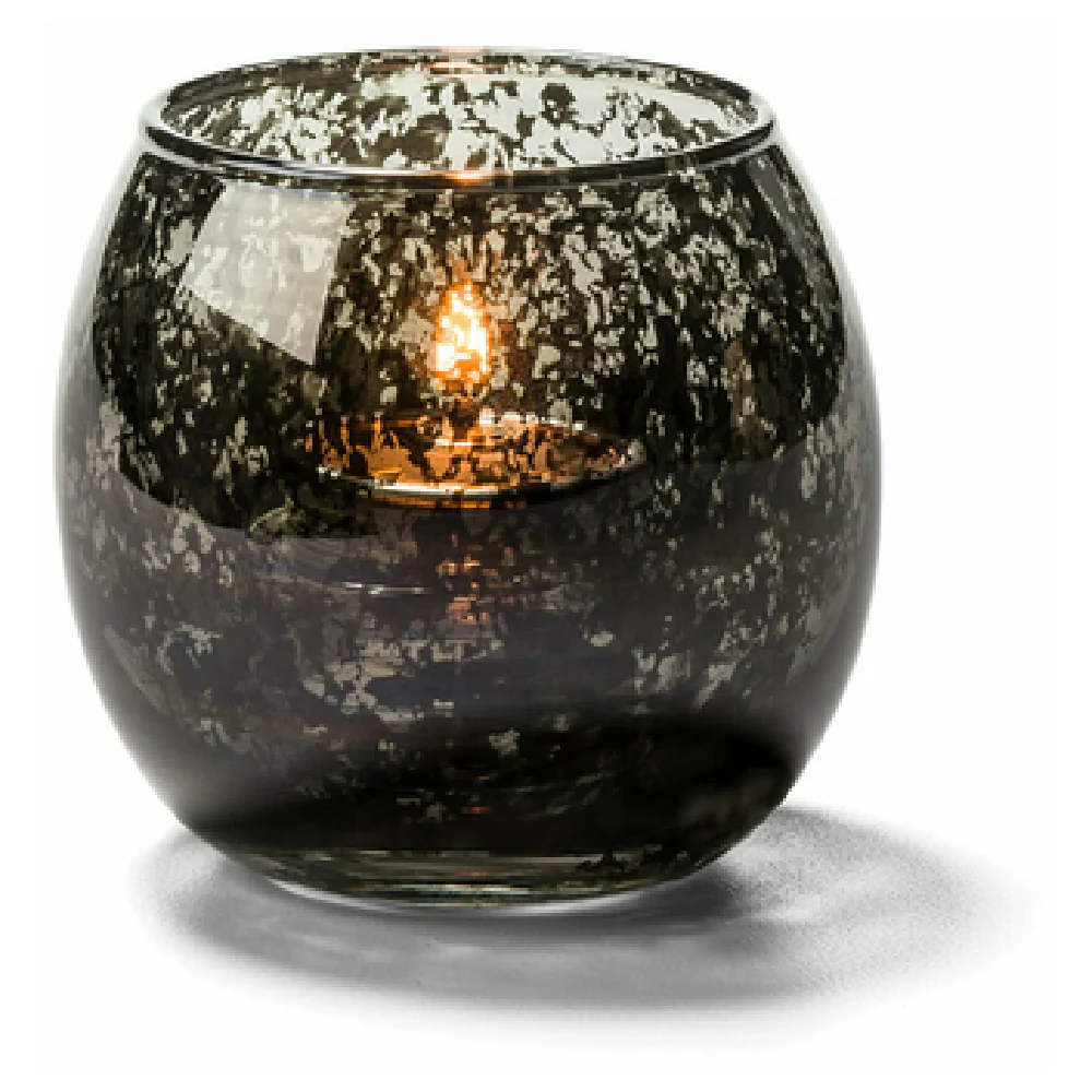 Hollowick 5119ABK 2-5/8 Inch Bubble Style Tealight Lamp Glass Antique Black Hollowick 5119ABK 2-5/8 Inch Bubble Style Tealight Lamp Glass Antique Black