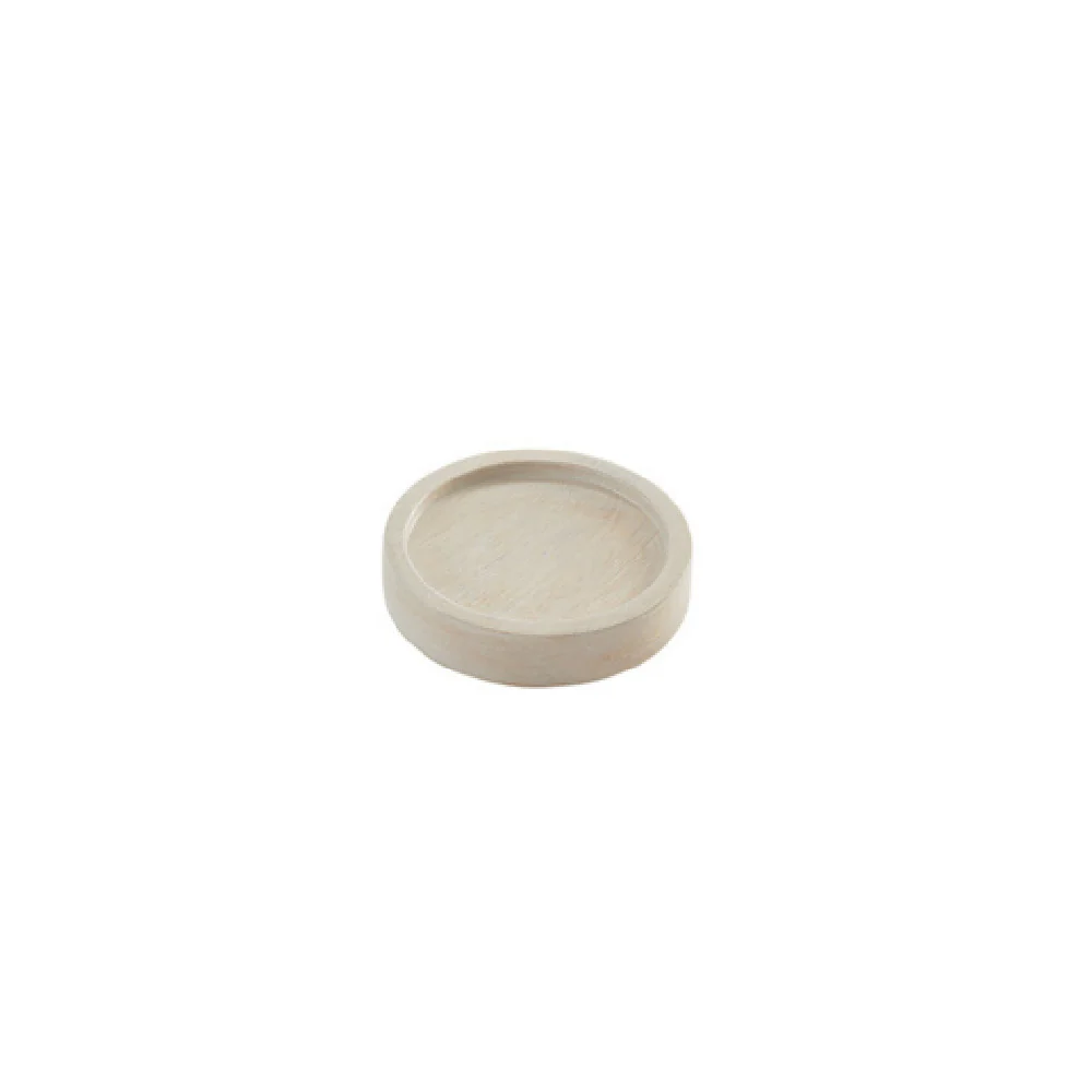 American Metalcraft MWPS4 4-1/4 Inch Plate Wood Sun-Bleached Hampton Collection