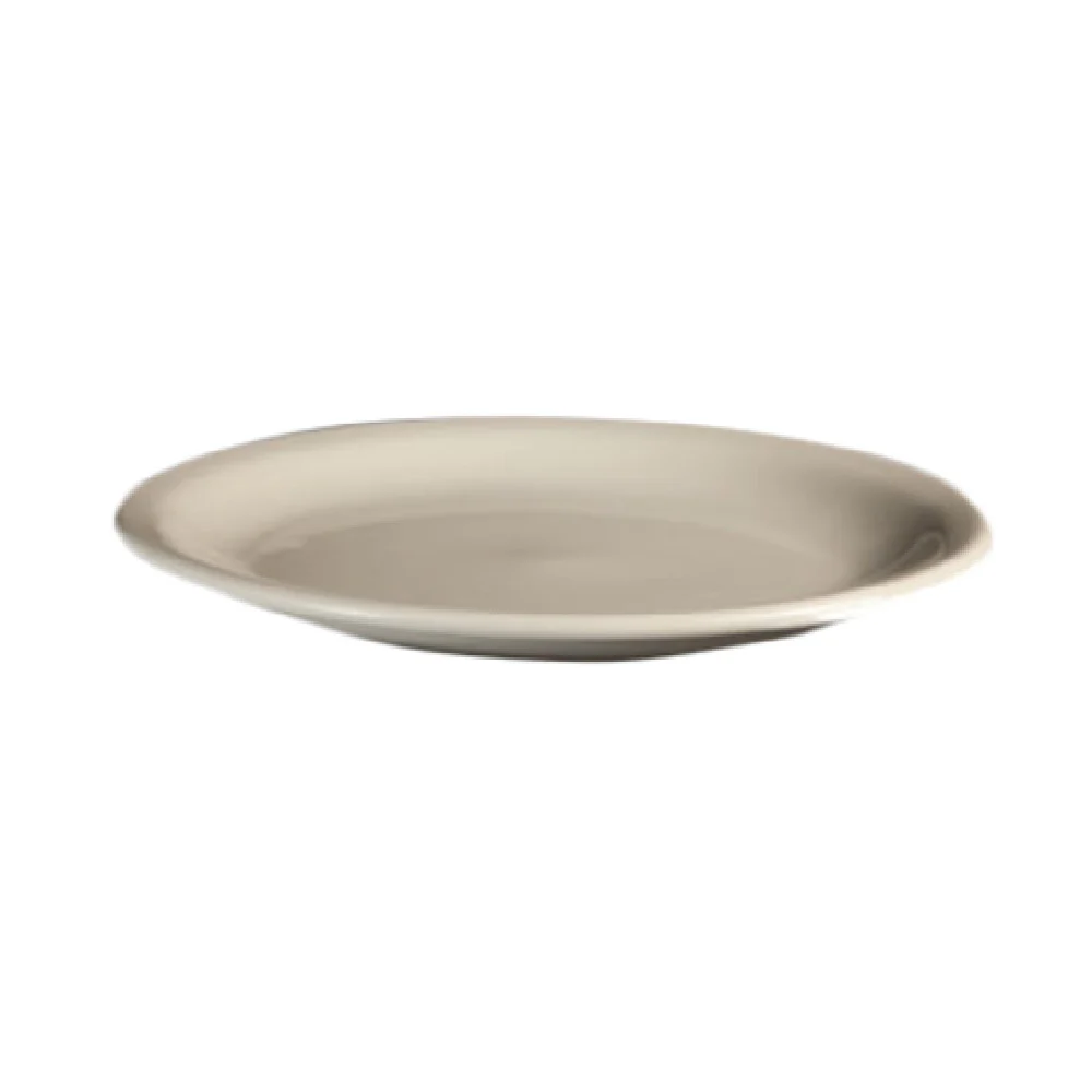 Steelite HL26200 12-3/8 Inch Platter Homer Ivory Narrow Rim Undecorated