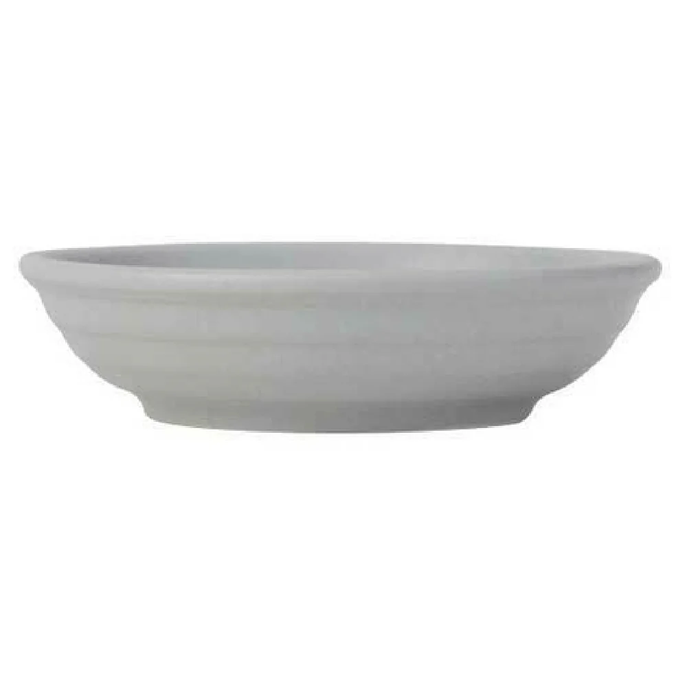 Tuxton VGD-041 4-1/4 Inch Round Food Dish 3-1/2 Oz Lead-Free Porcelain Matte Gray