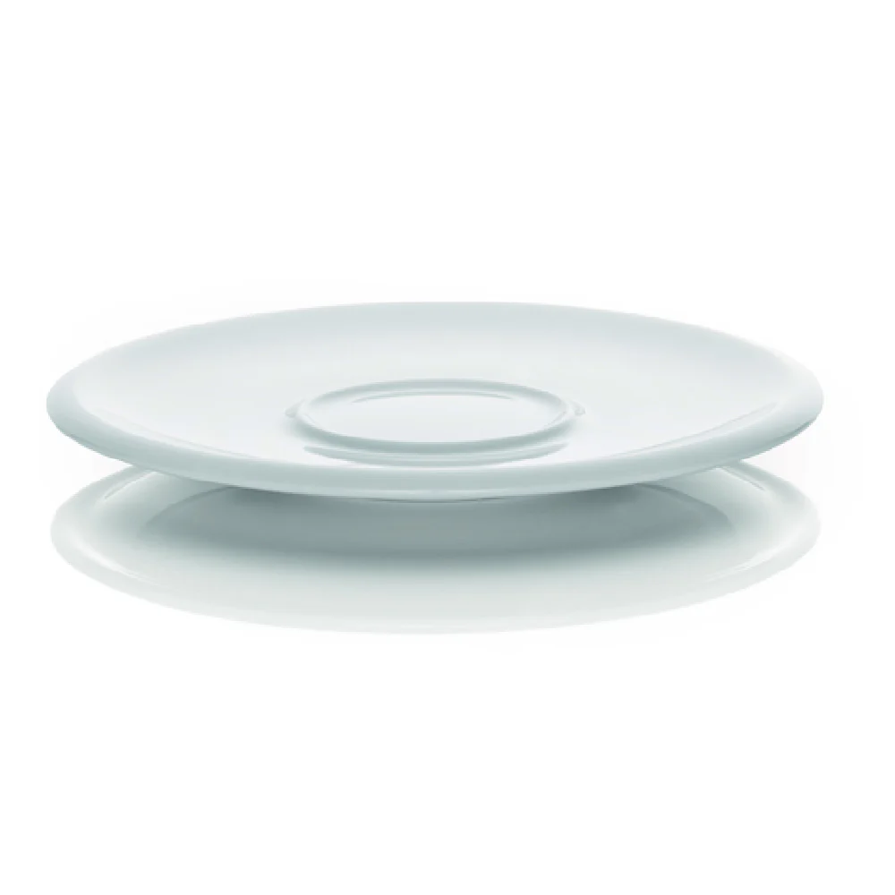 BauscherHepp 52.1006.0115 6.1 Inch Saucer White Porcelain with Synergy by WMF