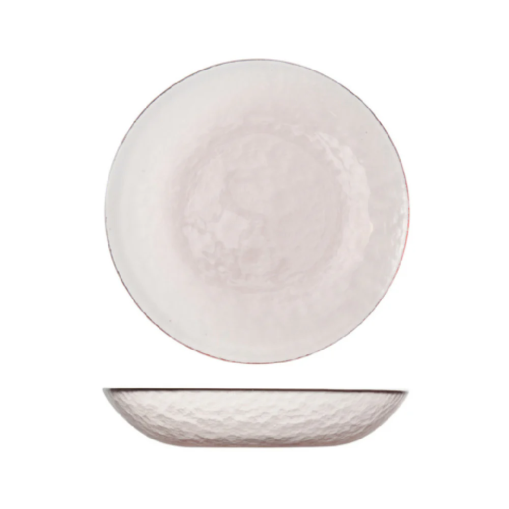 Fortessa 2700.PINK.07 8.6Inch 25oz Colored Glass Serving Bowl with Dishwasher Safe