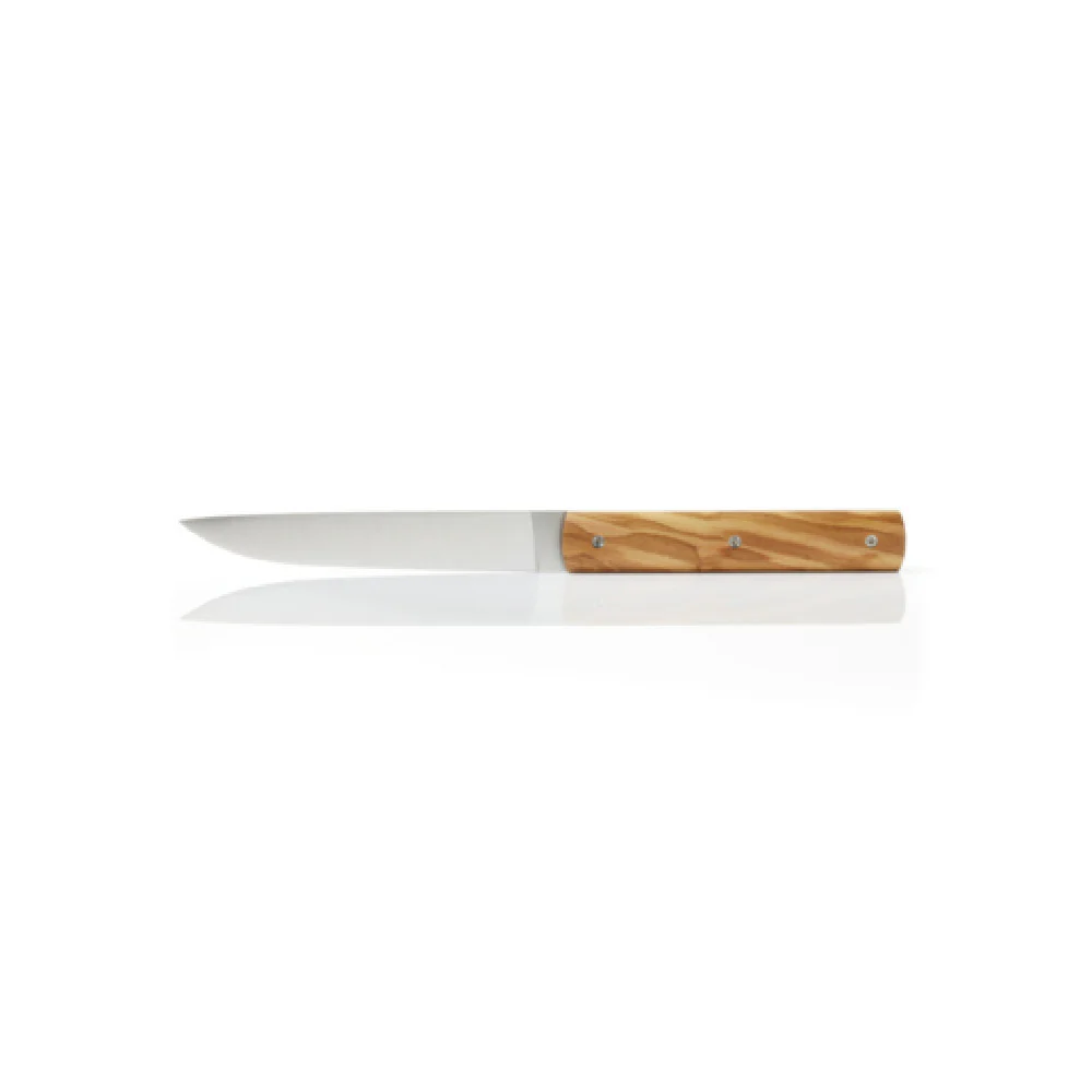 Revol 213888 18/10 Stainless Steel Blade Wood Handle Non Serrated Knife Revol 213888 18/10 Stainless Steel Blade Wood Handle Non Serrated Knife